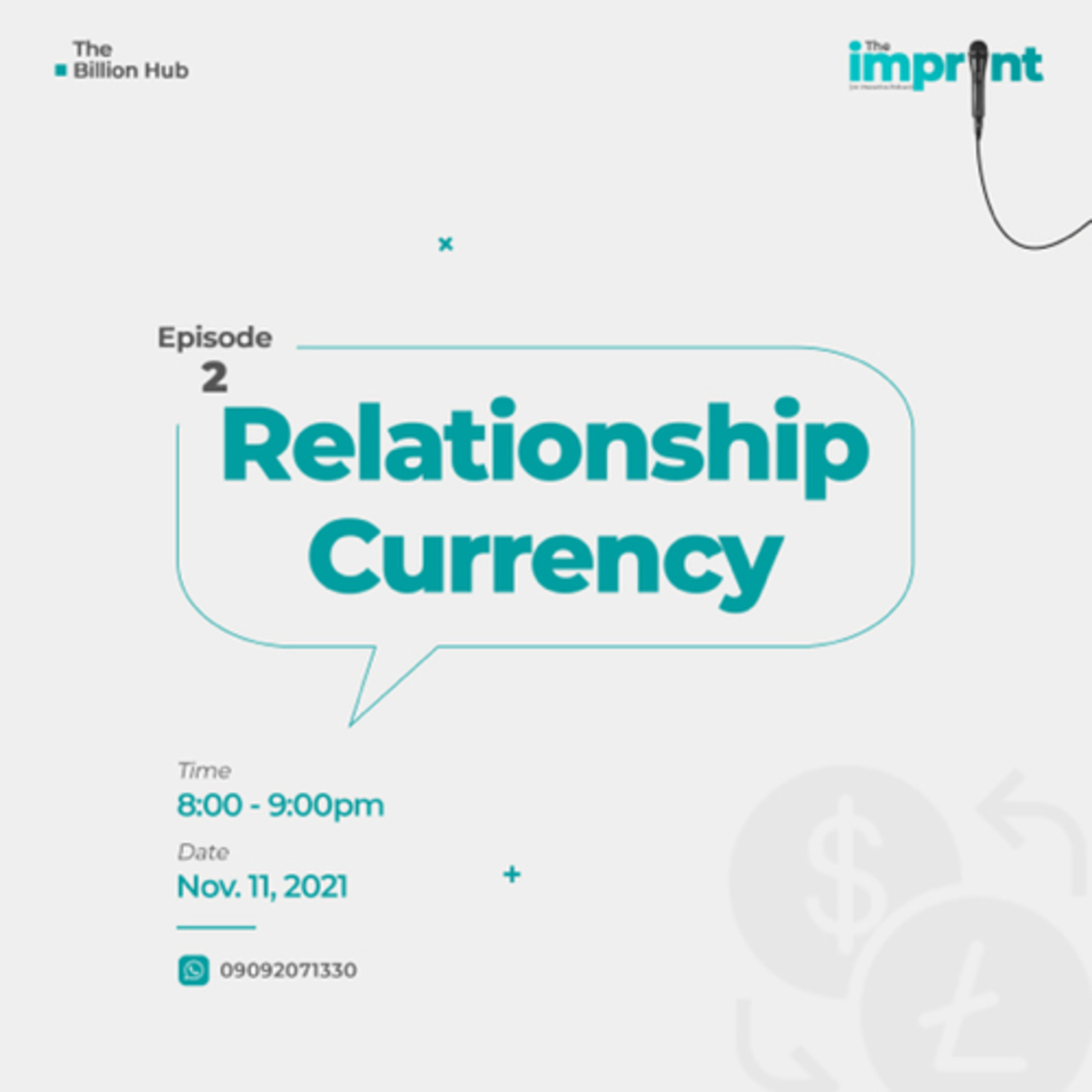 Ep. 002: Relationship Currency episode artwork