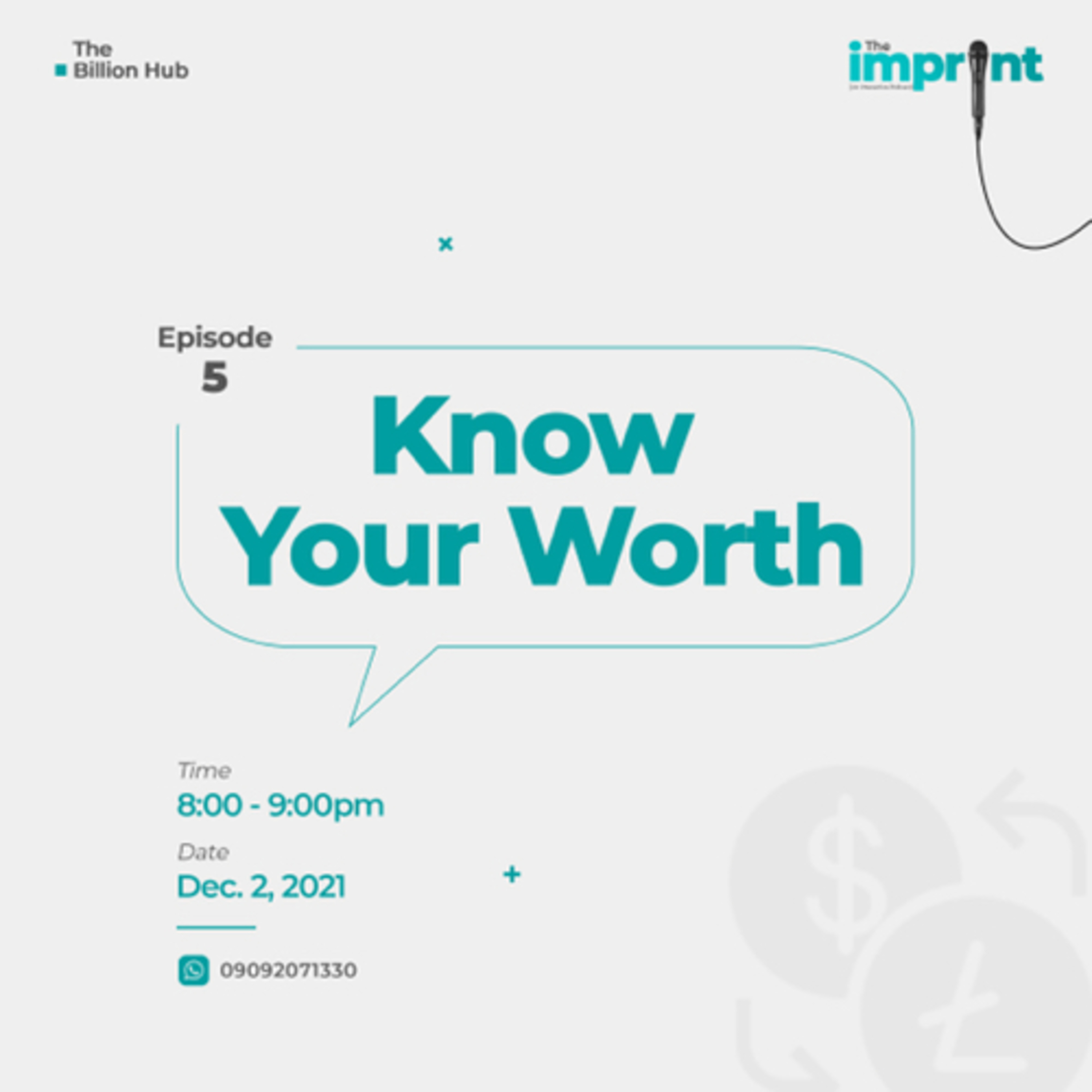 Ep. 005: Know Your Worth episode artwork