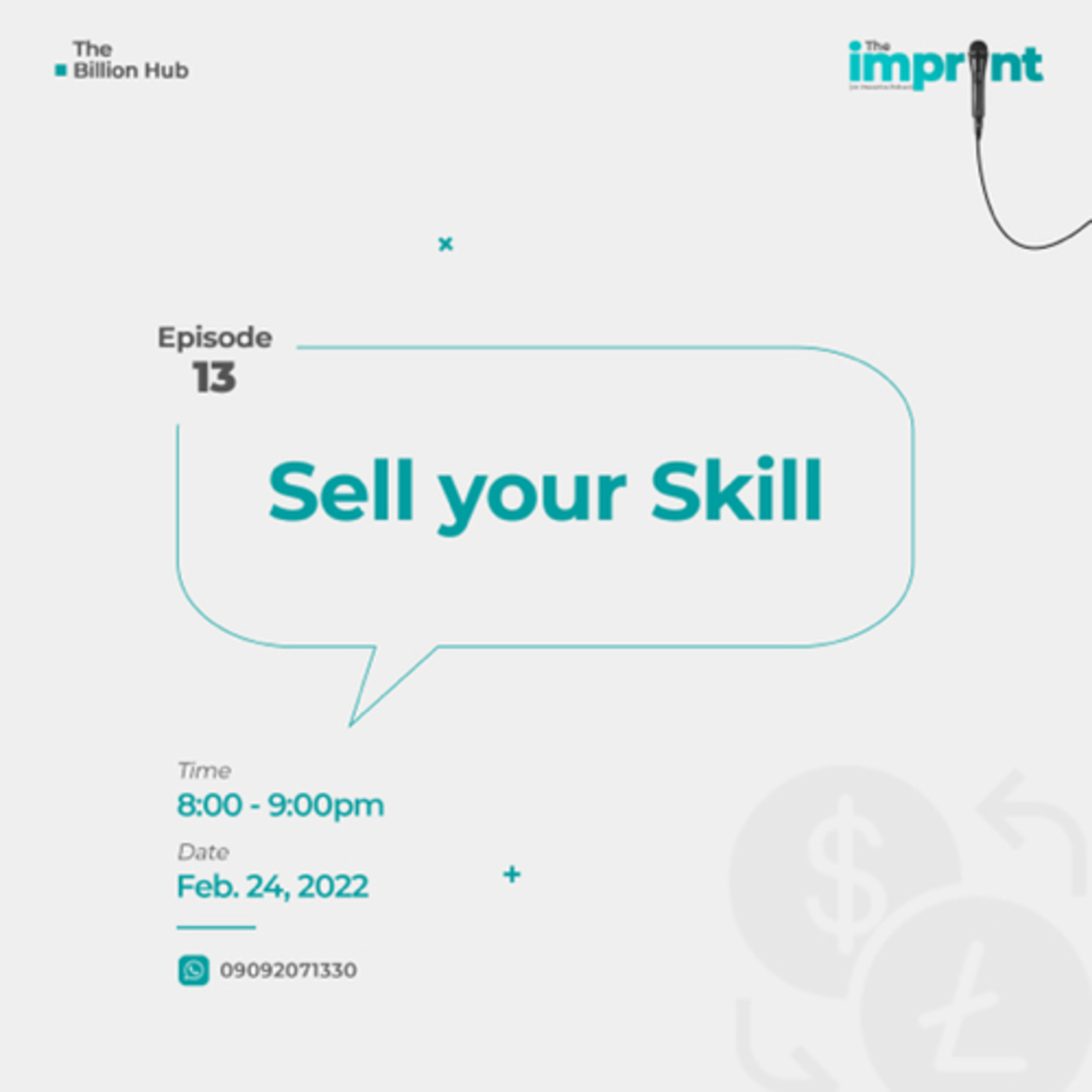 Ep. 013: Sell Your Skill episode artwork