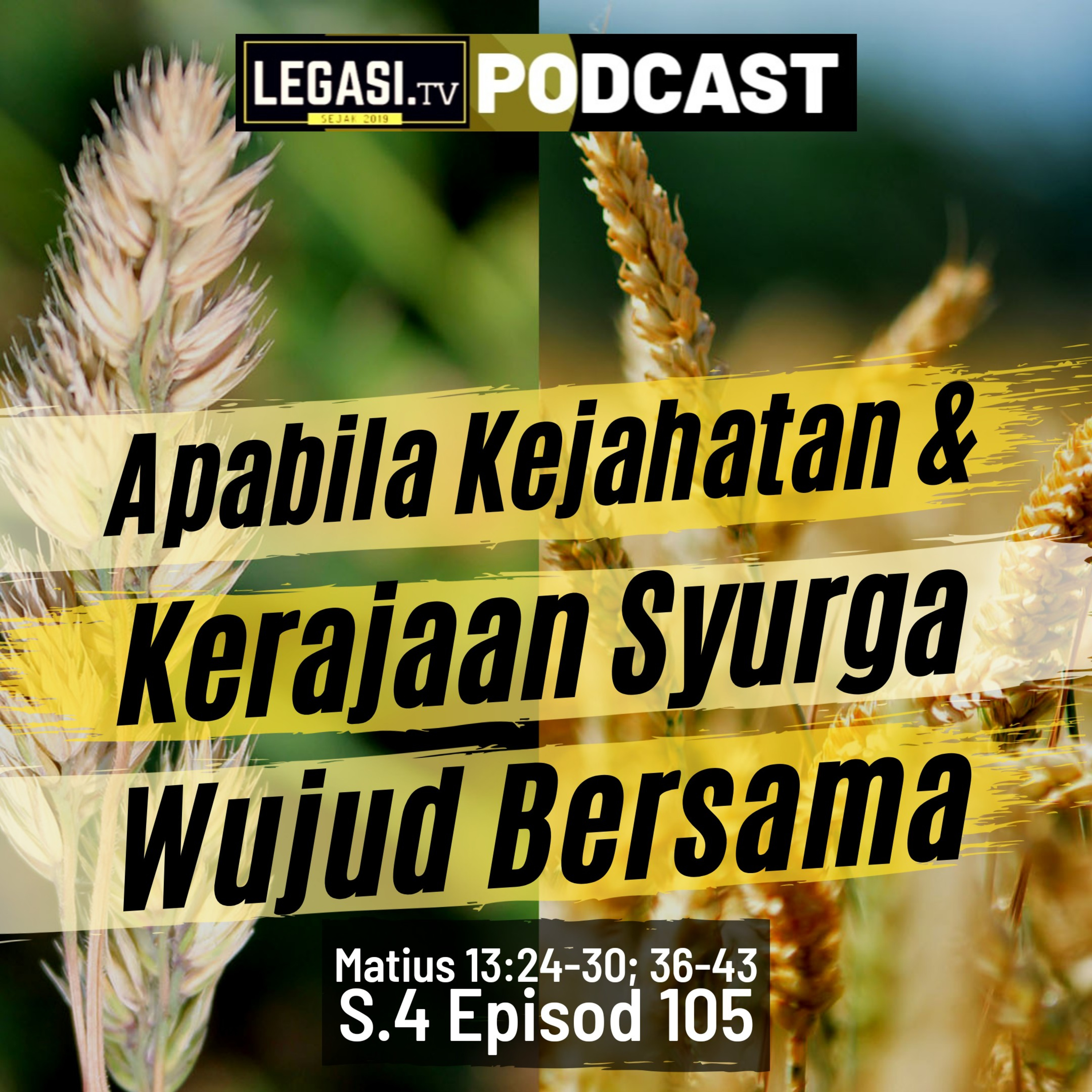 Matius 13:24-30; 36-43 Apabila Kejahatan & Kerajaan Syurga Wujud Bersama  episode artwork