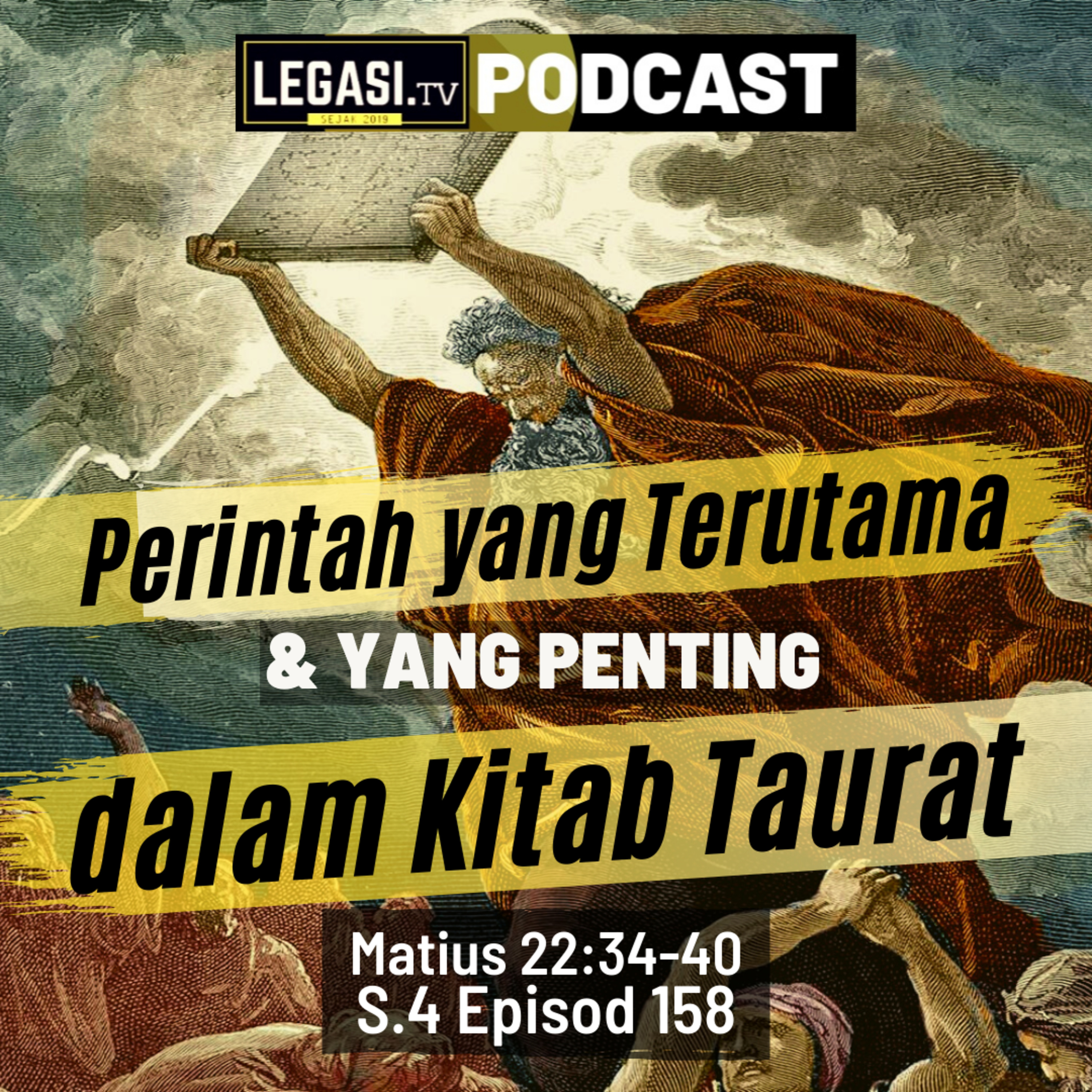 Matius 22:34-40 Perintah Yang Terutama (& Yang Penting) dalam Kitab Taurat episode artwork