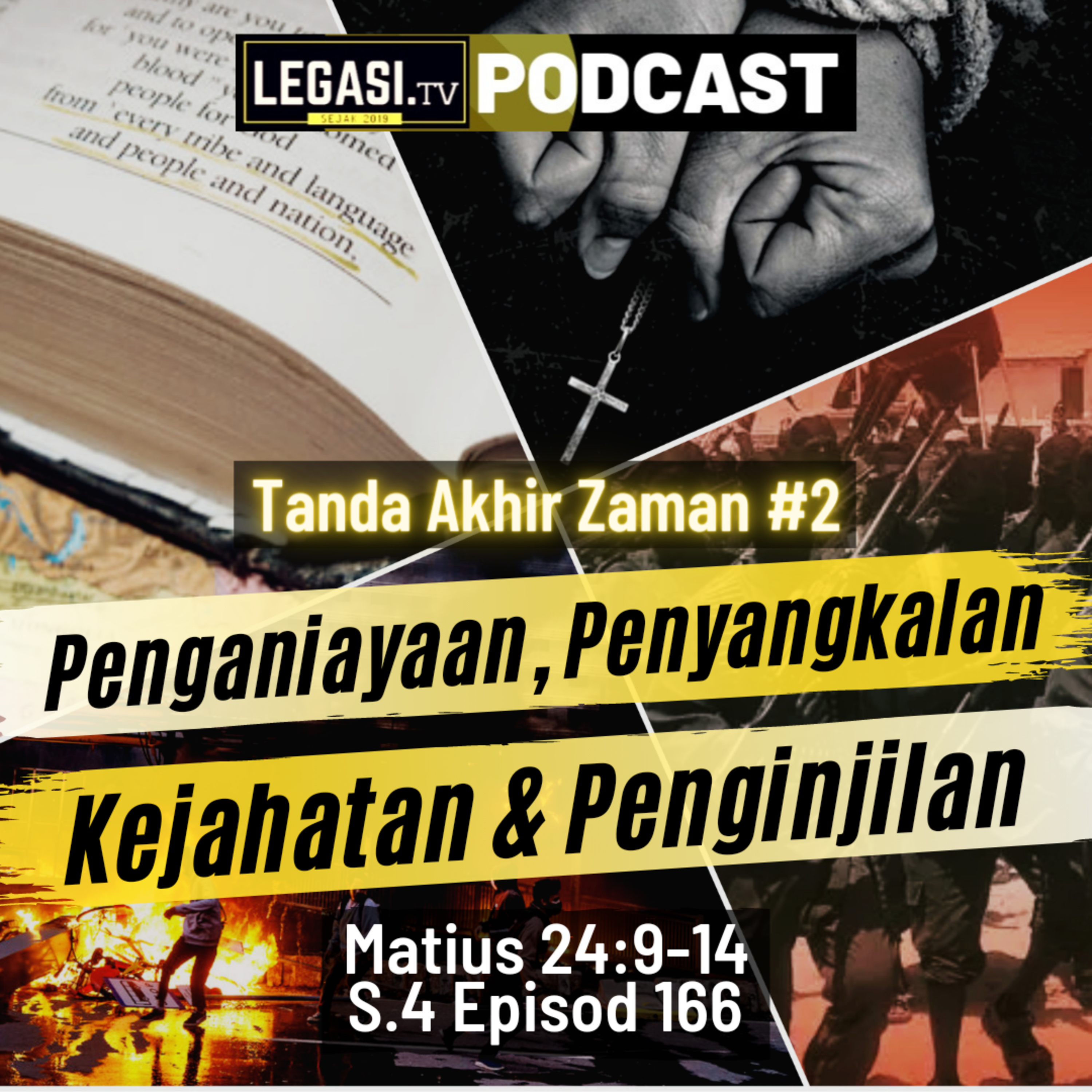 Matius 24:9-14 Tanda Akhir Zaman #2 Penganiayaan, Penyangkalan, Kejahatan & Penginjilan episode artwork