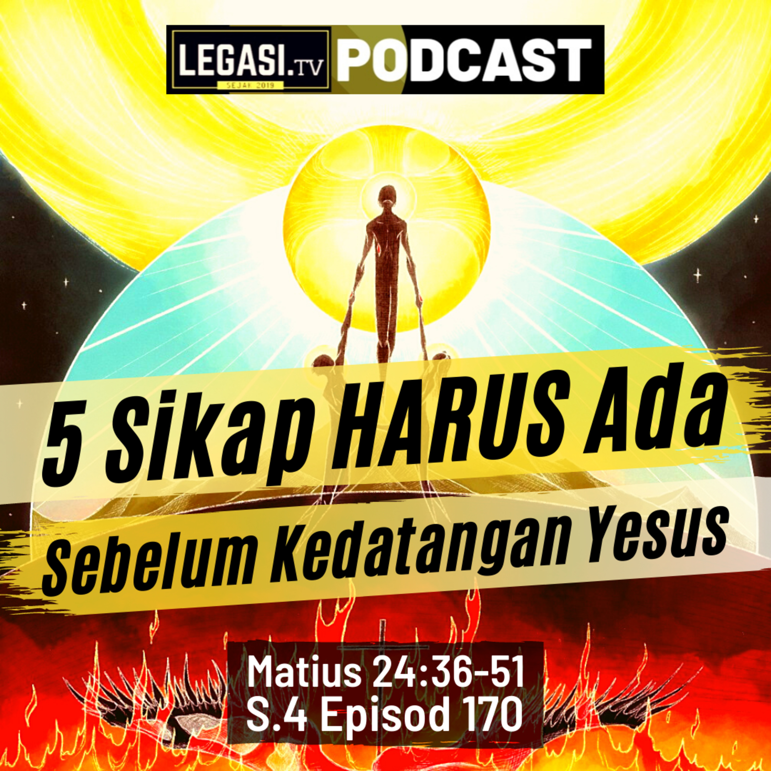 Matius 24:36-51 Lima (5) Sikap HARUS Ada Sebelum Kedatangan Yesus Kali Kedua  episode artwork