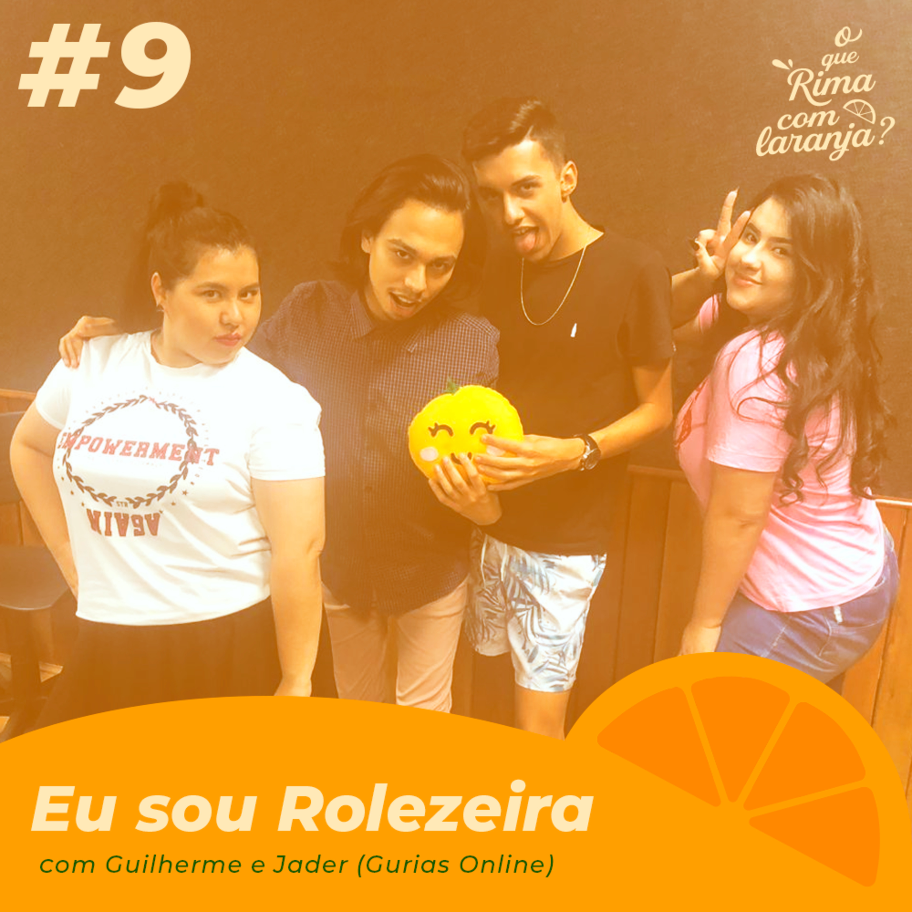 O que rima com laranja?