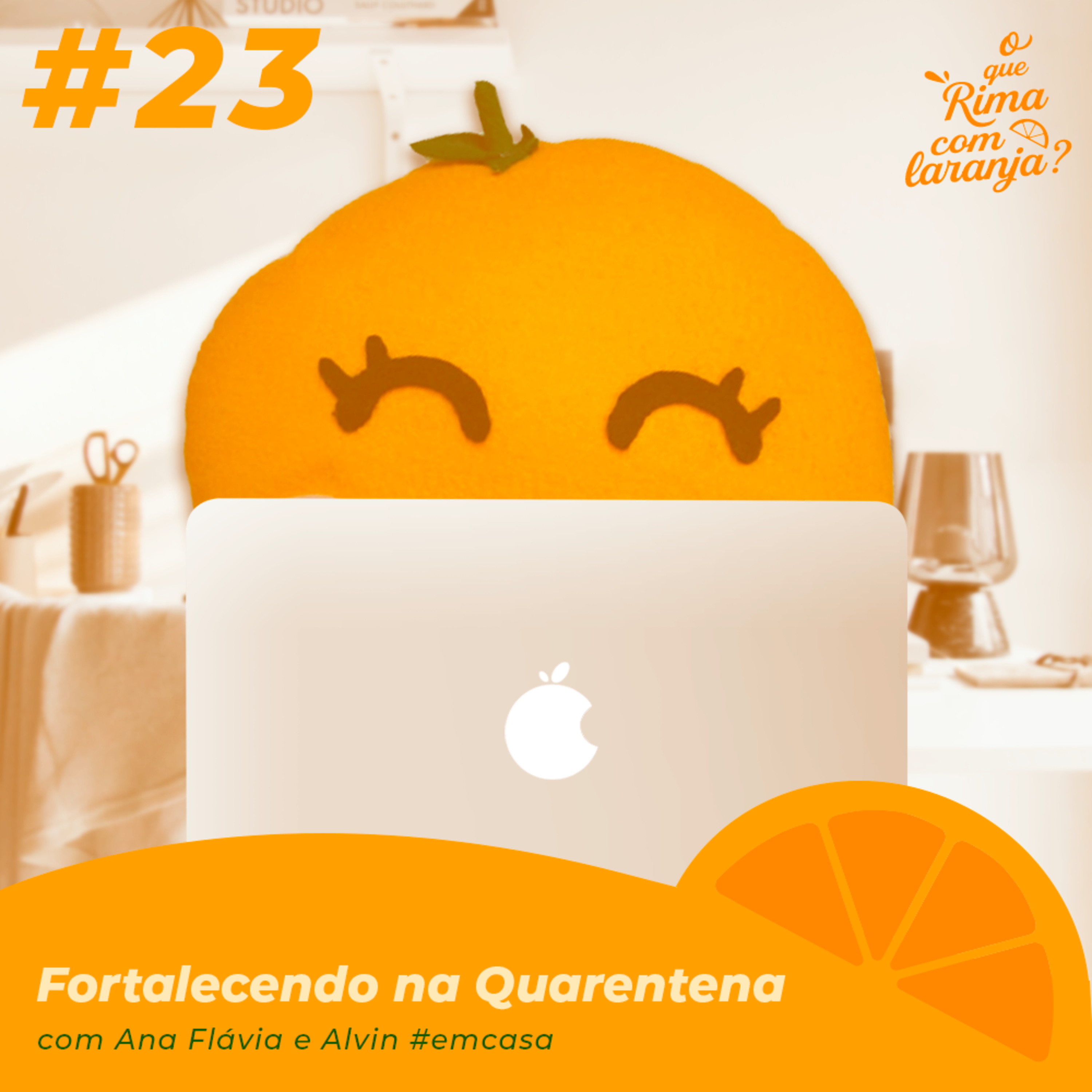 O que rima com laranja?