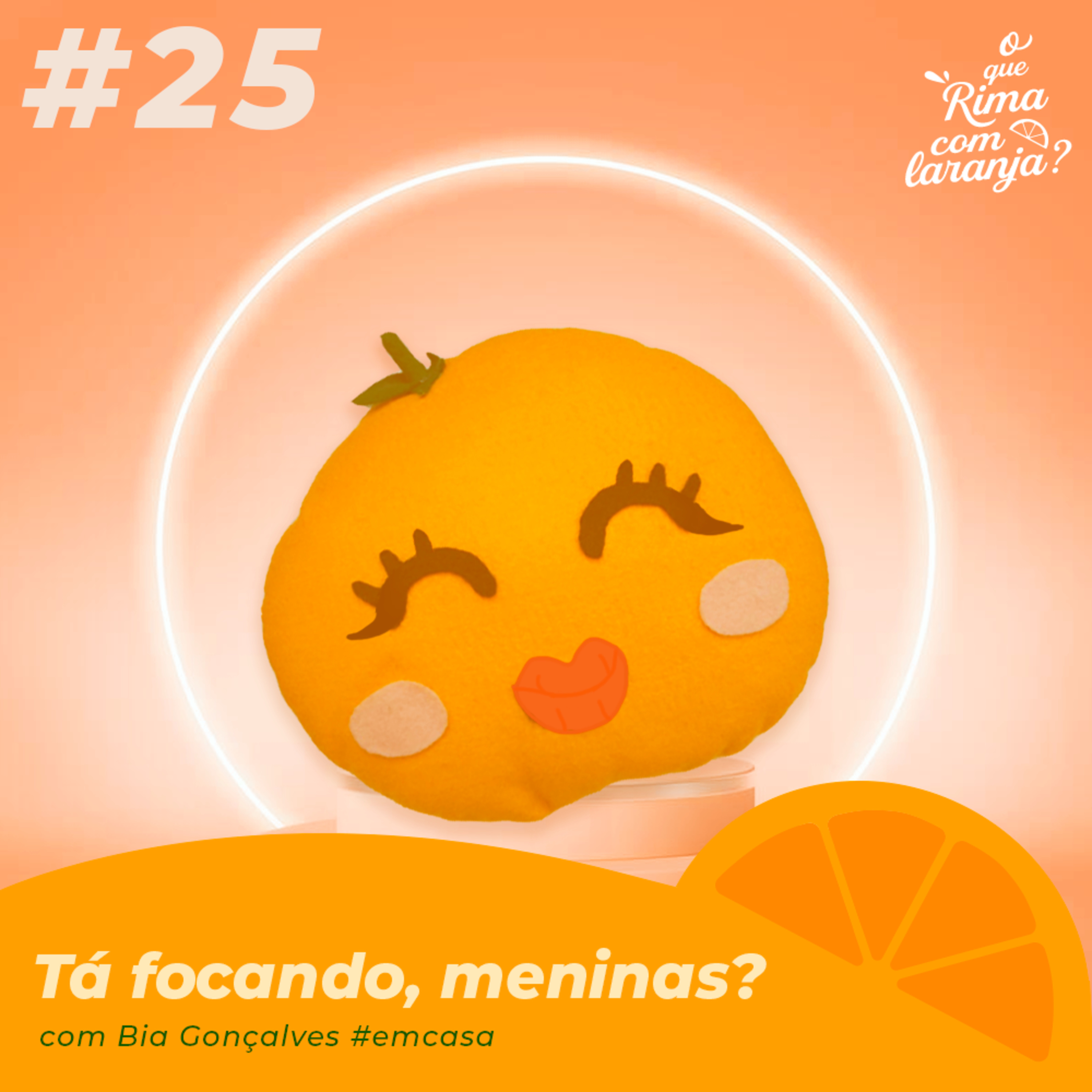 O que rima com laranja?