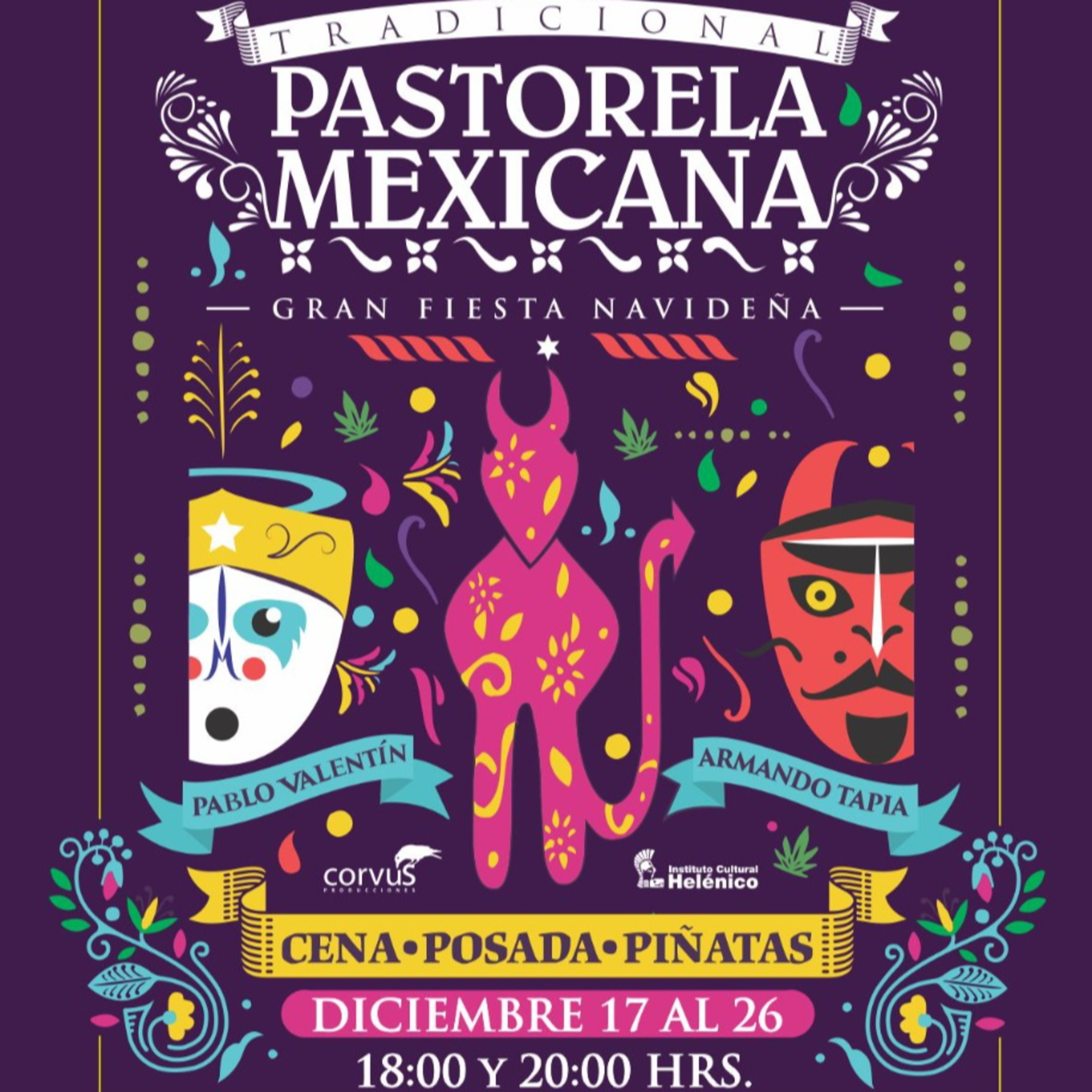 Celebra estas fiestas con el montaje “Pastorela Mexicana”; se presenta en el Instituto Cultural Helénico episode artwork