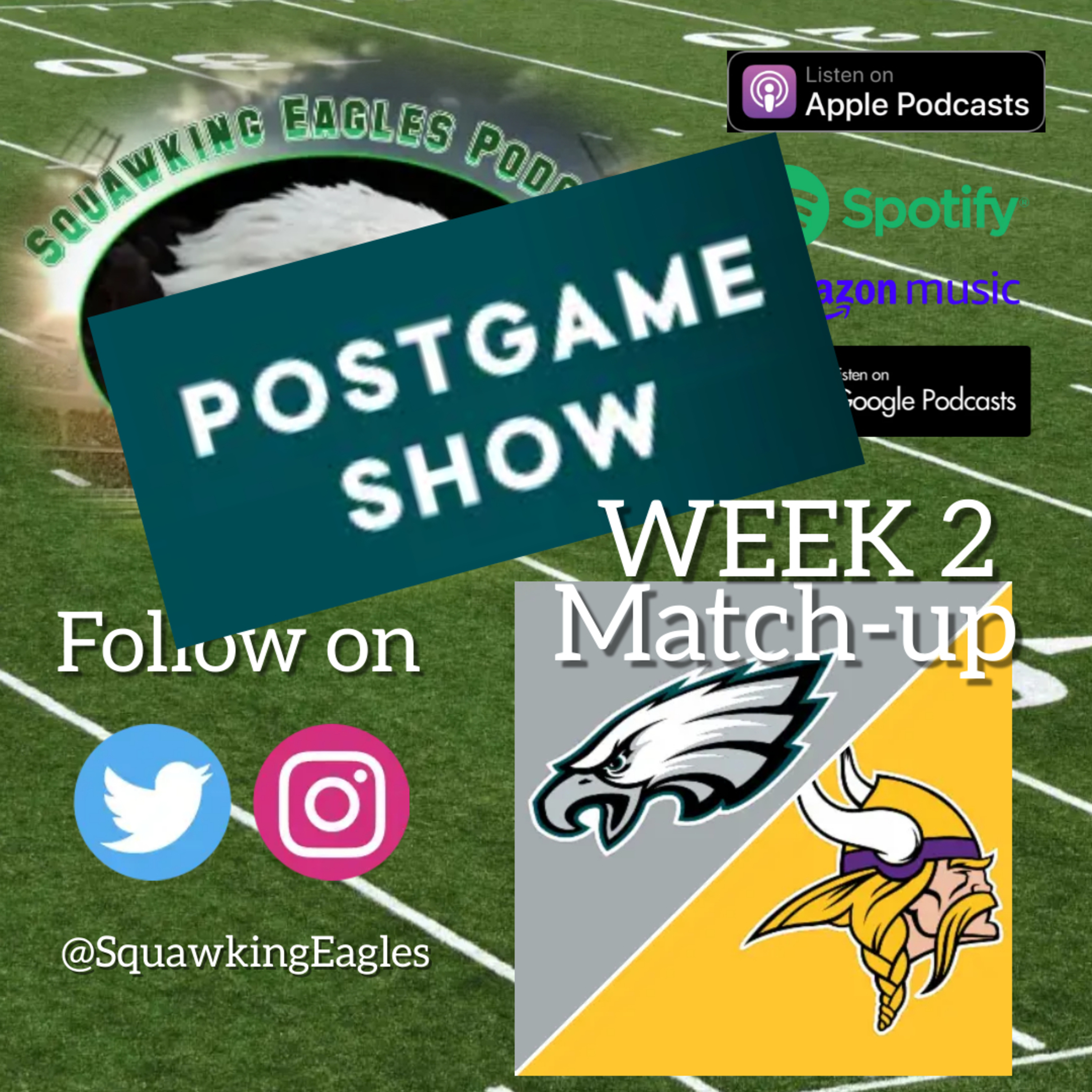 Eagles/Vikings In game Reactions Week 2