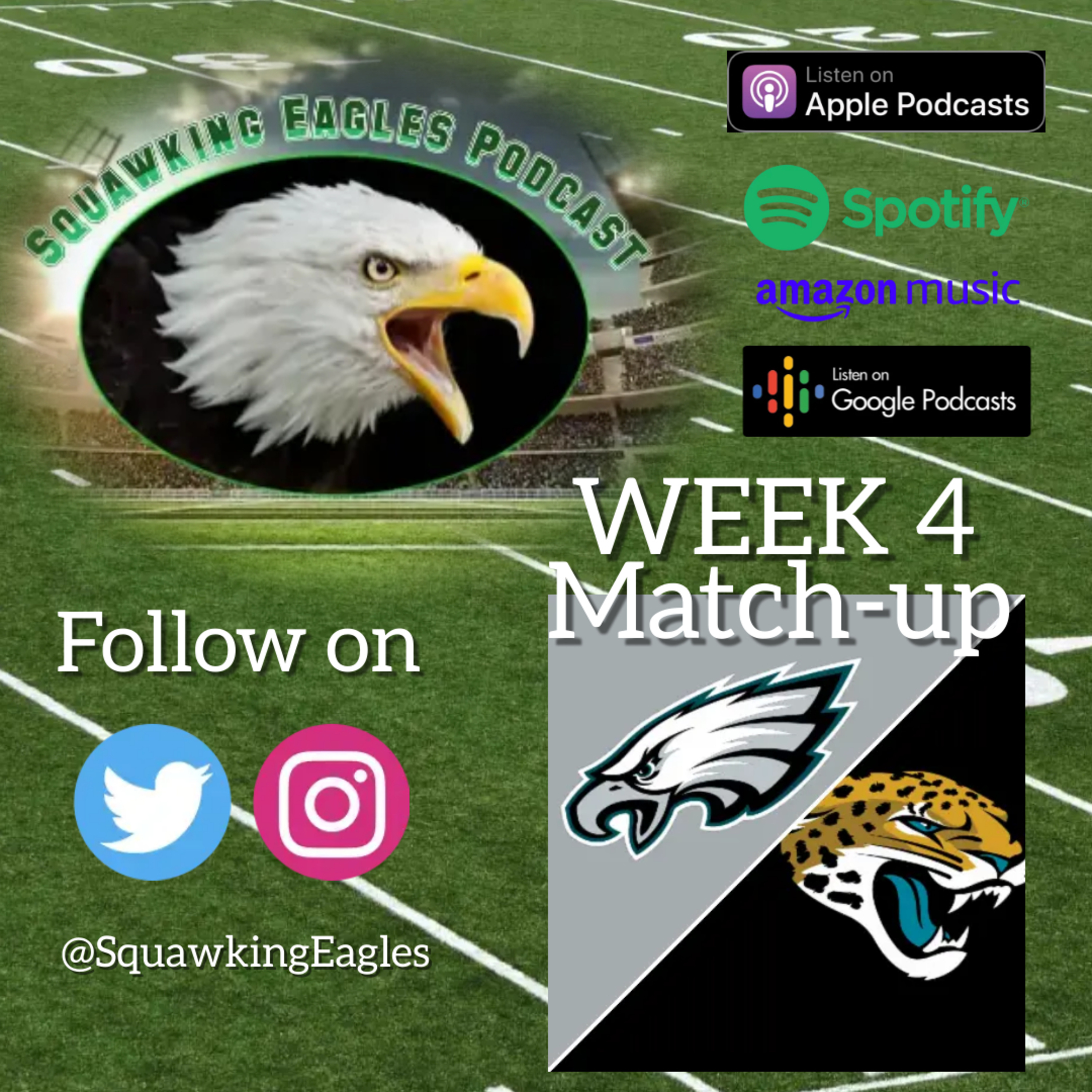 Week 4 Eagles vs Jaguars Pre-game episode artwork
