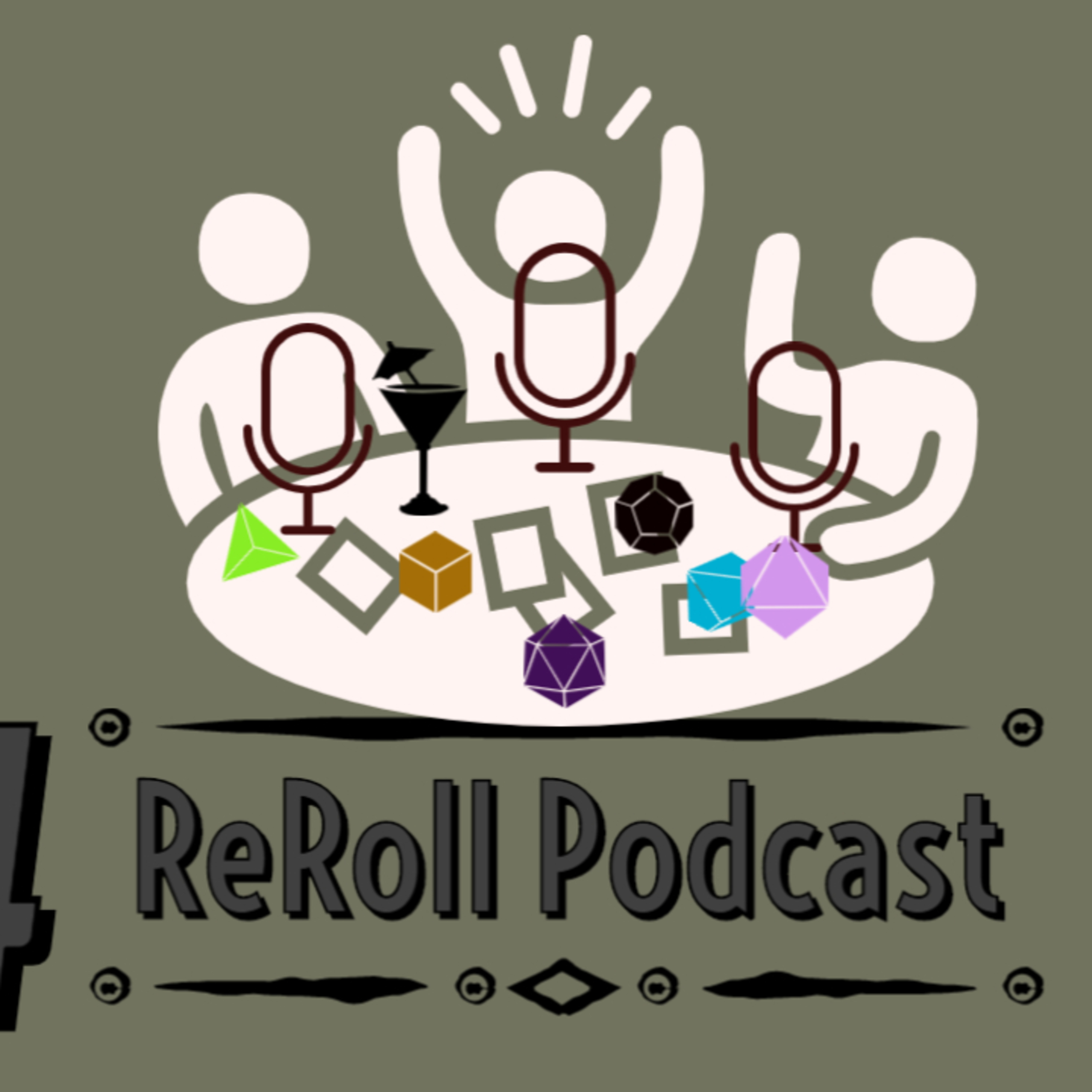 ReRoll Podcast - Press F in Chat, Character Death episode artwork