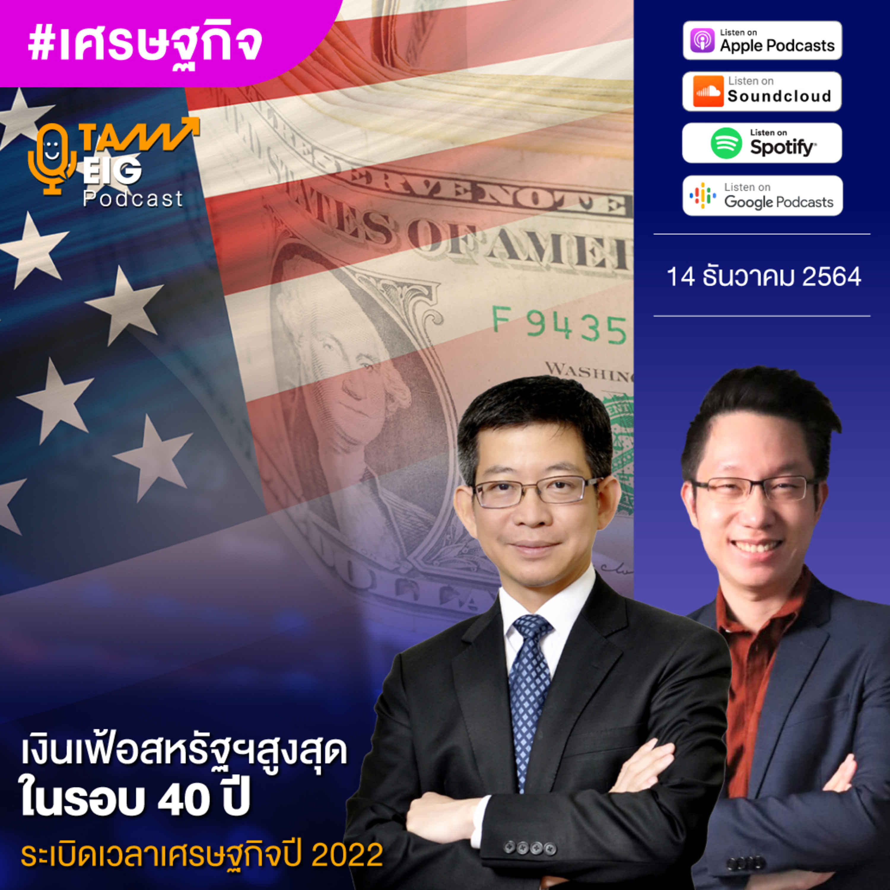 ถามอีกกับอิก TE 378 | เงินเฟ้อสหรัฐสูงที่สุดในรอบ 40 ปีระเบิดเวลาเศรษฐกิจปี 2022