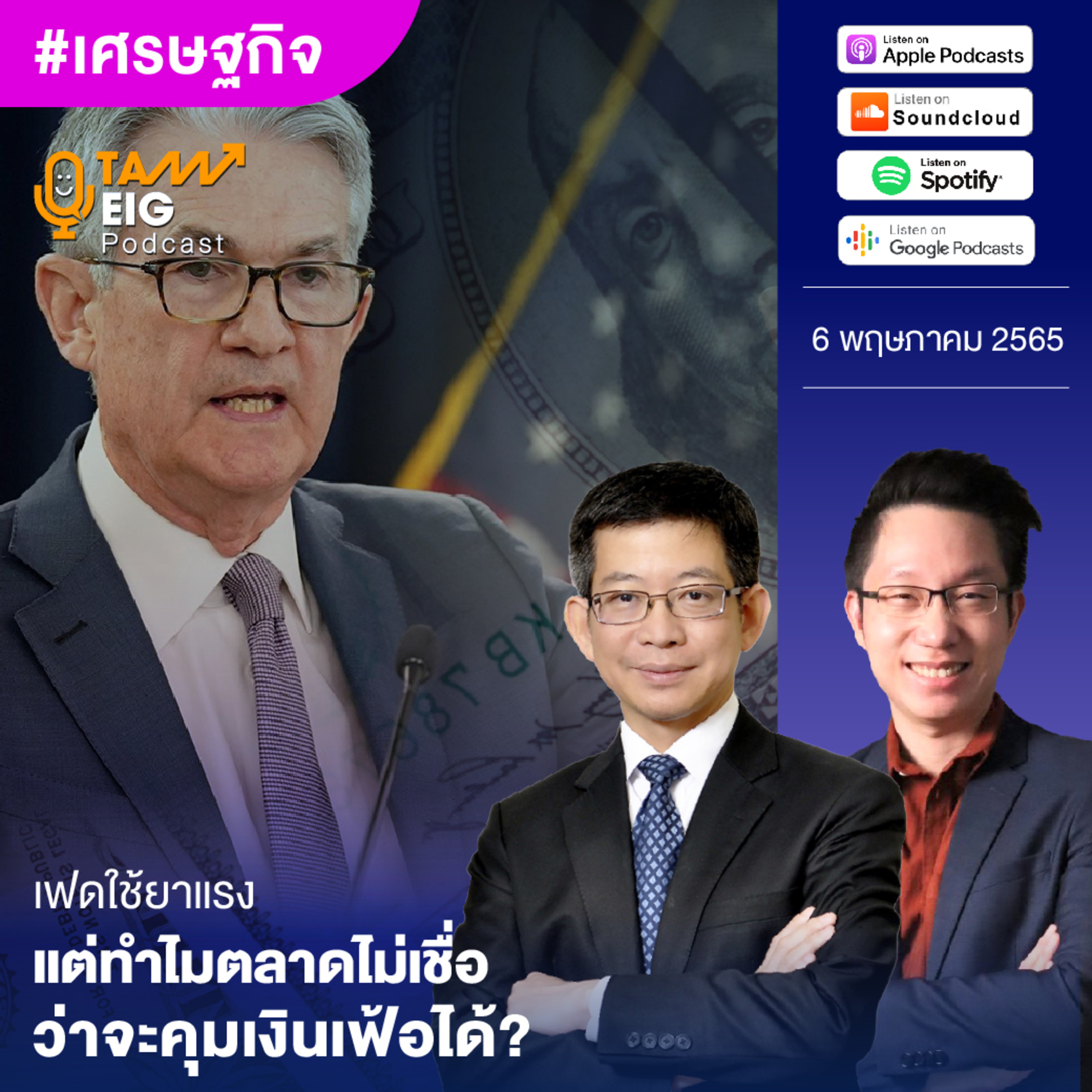 ถามอีกกับอิก TE 504 | เฟดใช้ยาแรง แต่ทำไมตลาดไม่เชื่อว่าจะคุมเงินเฟ้อได้?