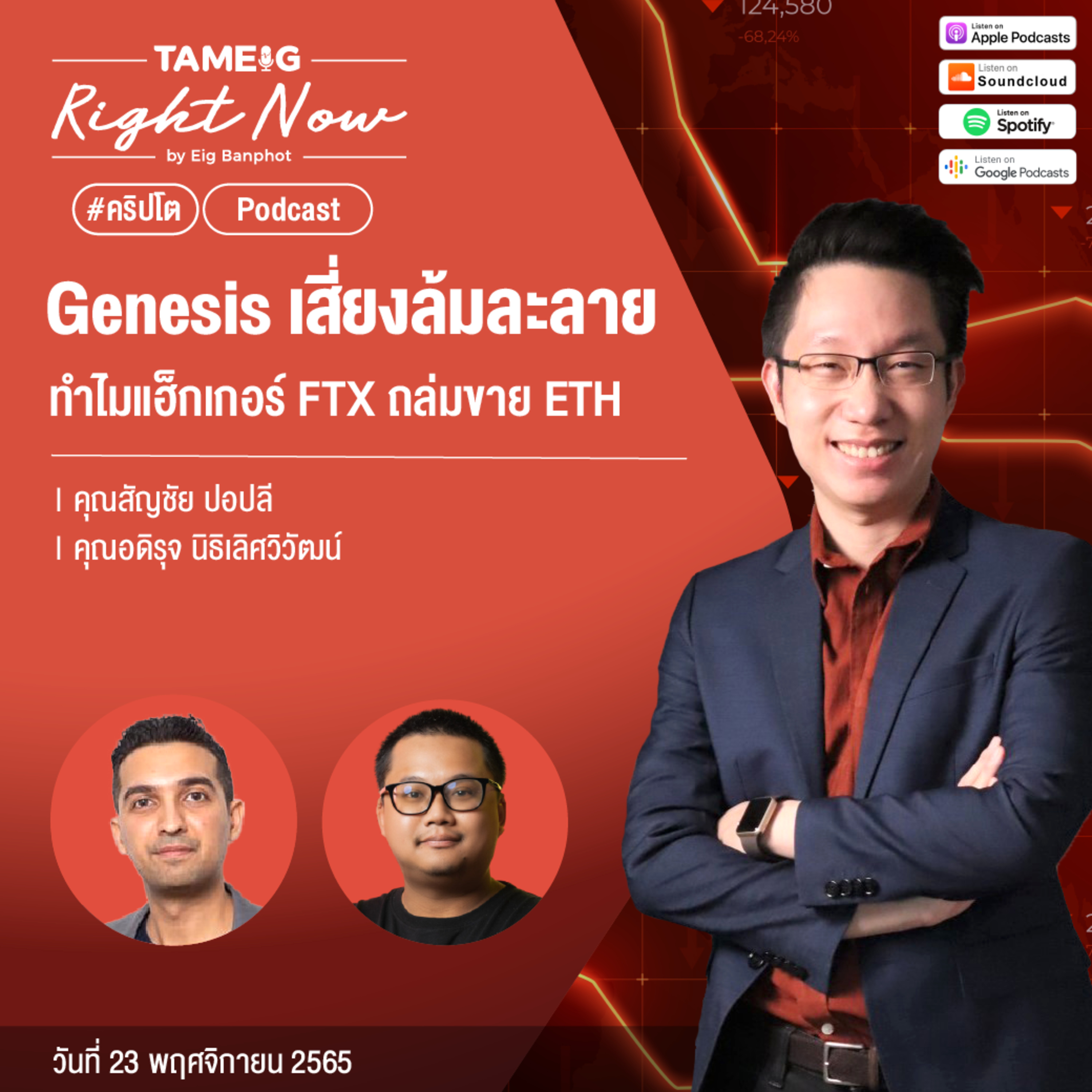 RN294 | Genesis เสี่ยงล้มละลาย ทำไมแฮ็กเกอร์ FTX ถล่มขาย ETH