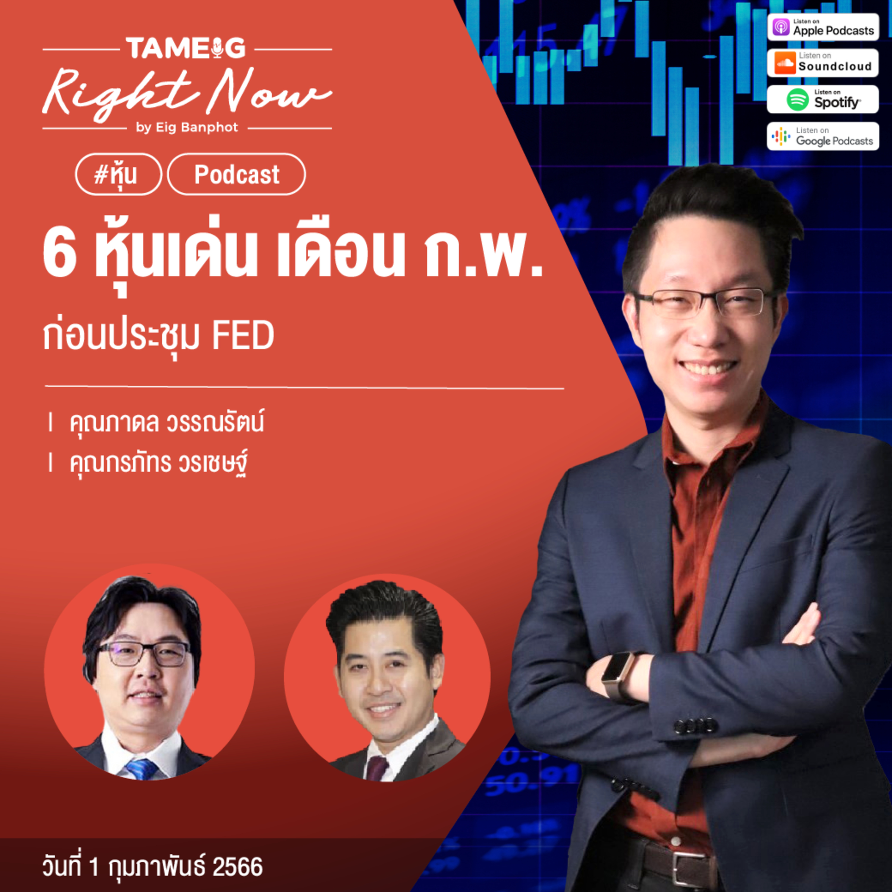 RN407 | 6 หุ้นเด่น เดือน ก.พ. ก่อนประชุม FED