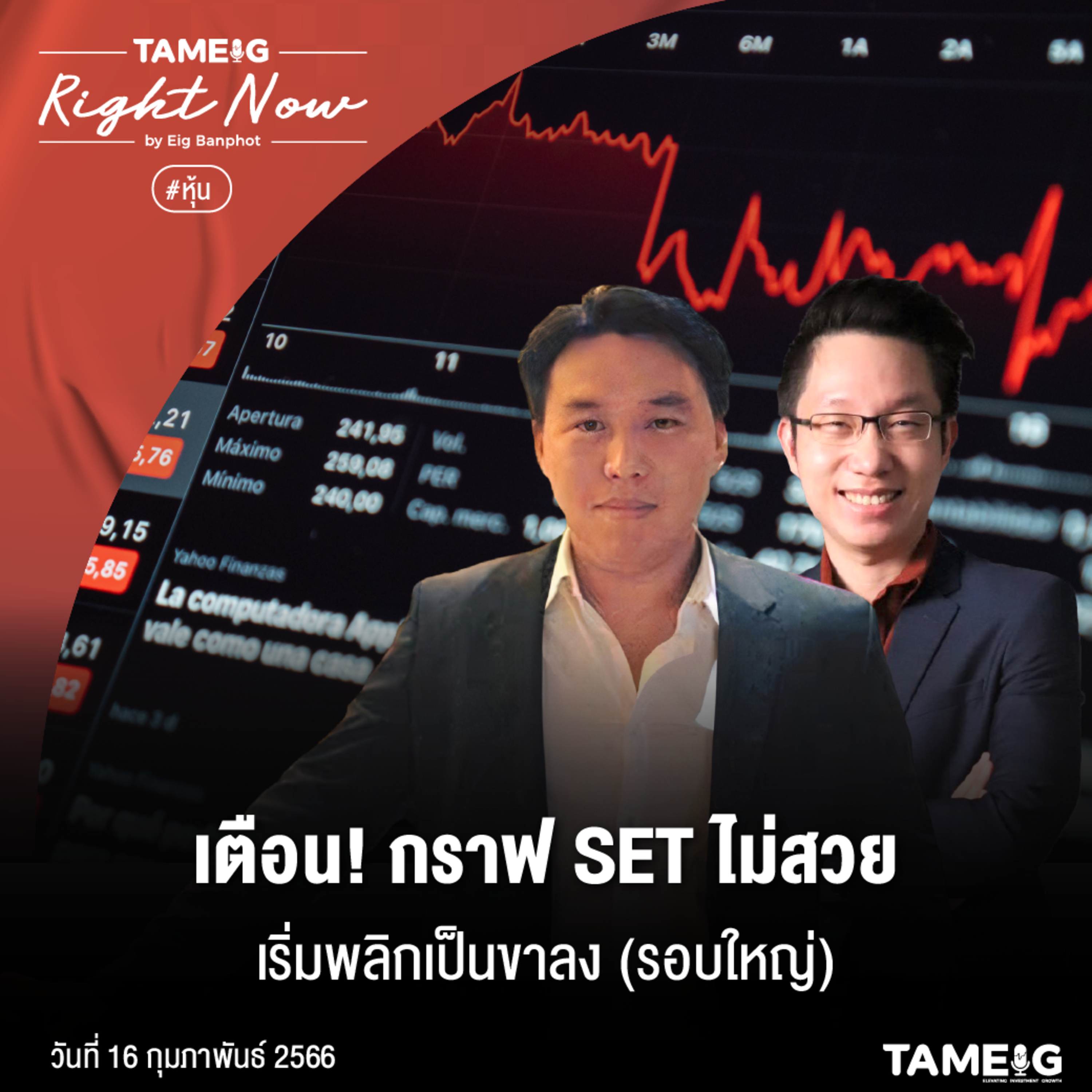 RN439 | เตือน! กราฟ SET ไม่สวย เริ่มพลิกเป็นขาลง (รอบใหญ่)