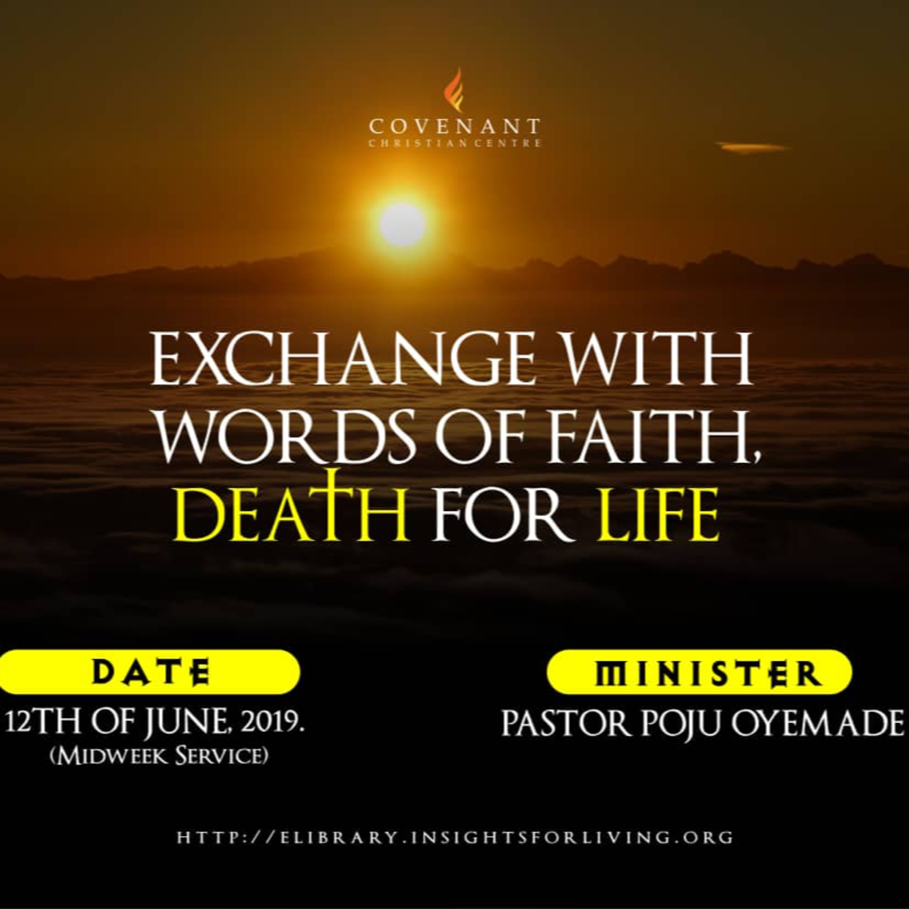 Exchange with Words Of Faith, Death For Life episode artwork