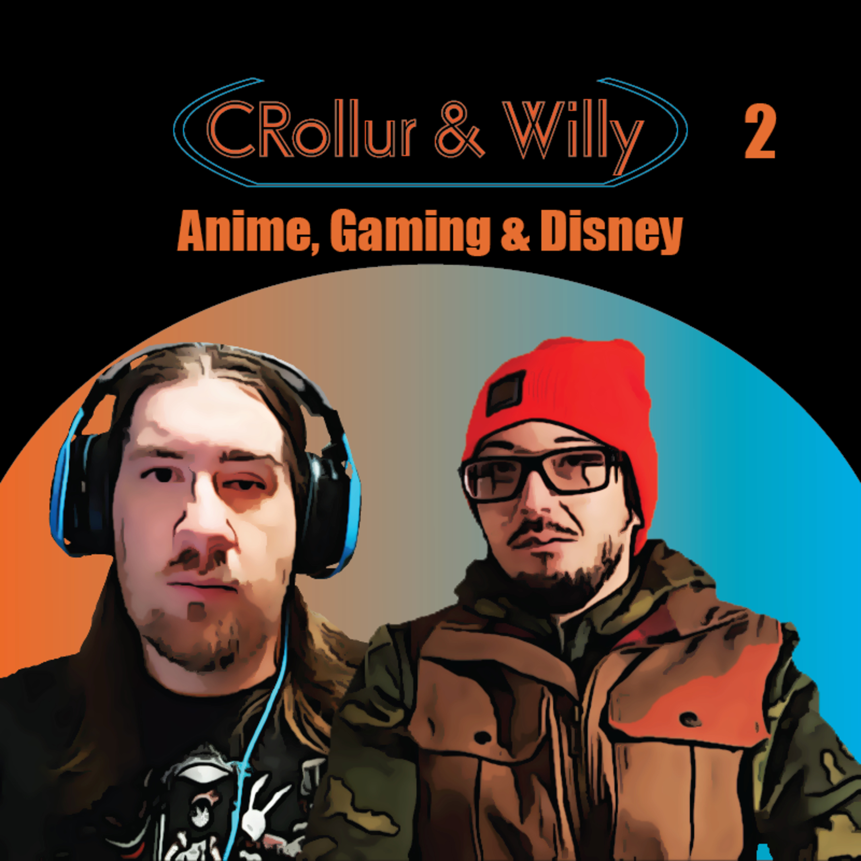 Anime, Gaming, and Disney episode artwork