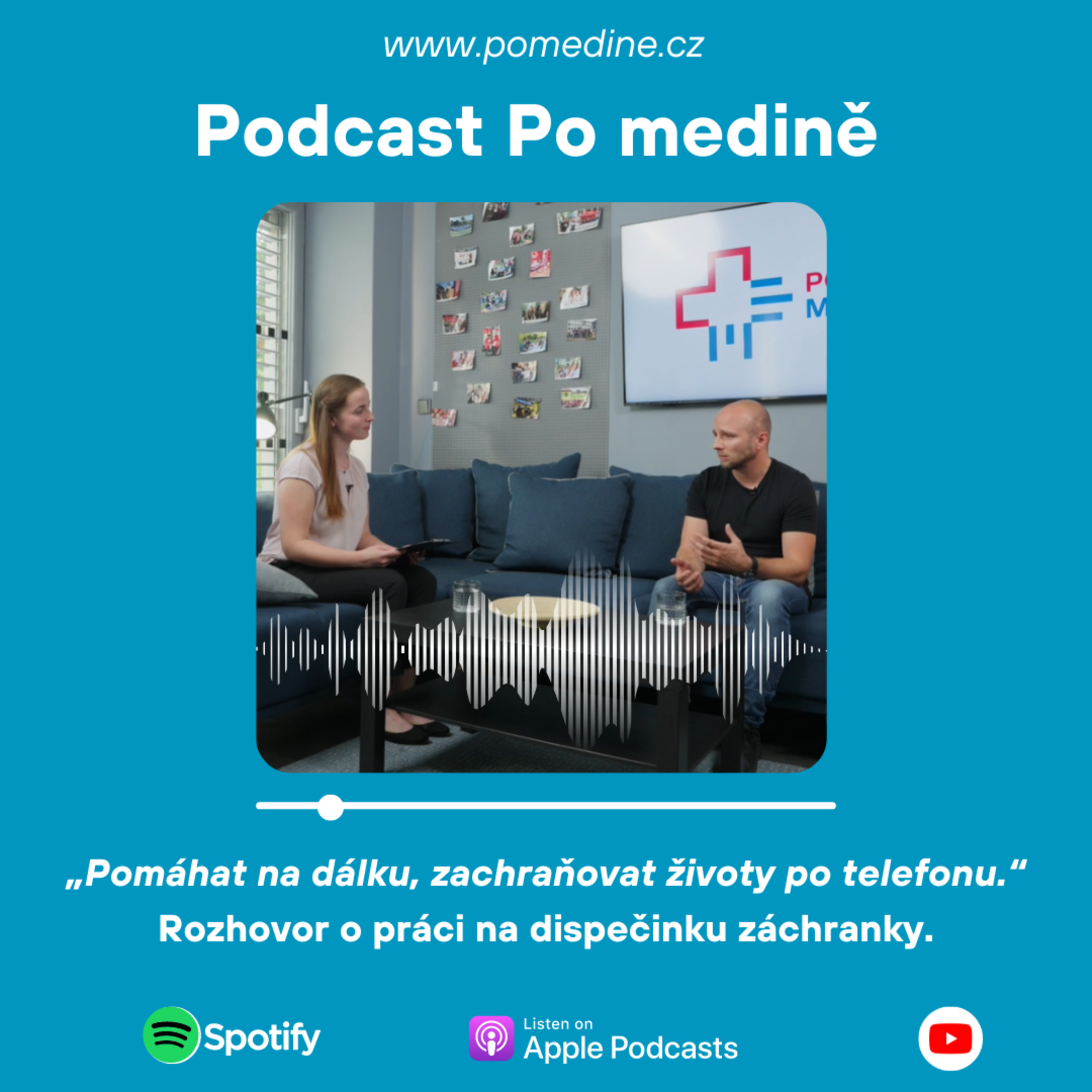 #28 „Pomáhat na dálku, zachraňovat životy po telefonu.“ Rozhovor o práci na dispečinku záchranky. episode artwork