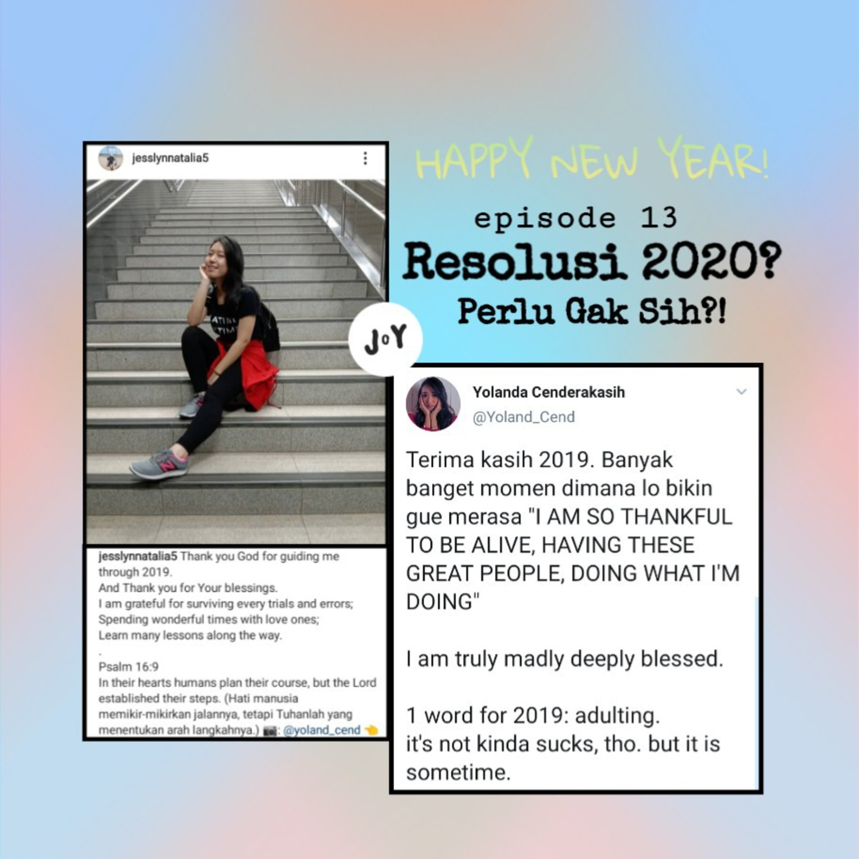 #13 Resolusi 2020? Perlu Gak Sih? - J o Y
