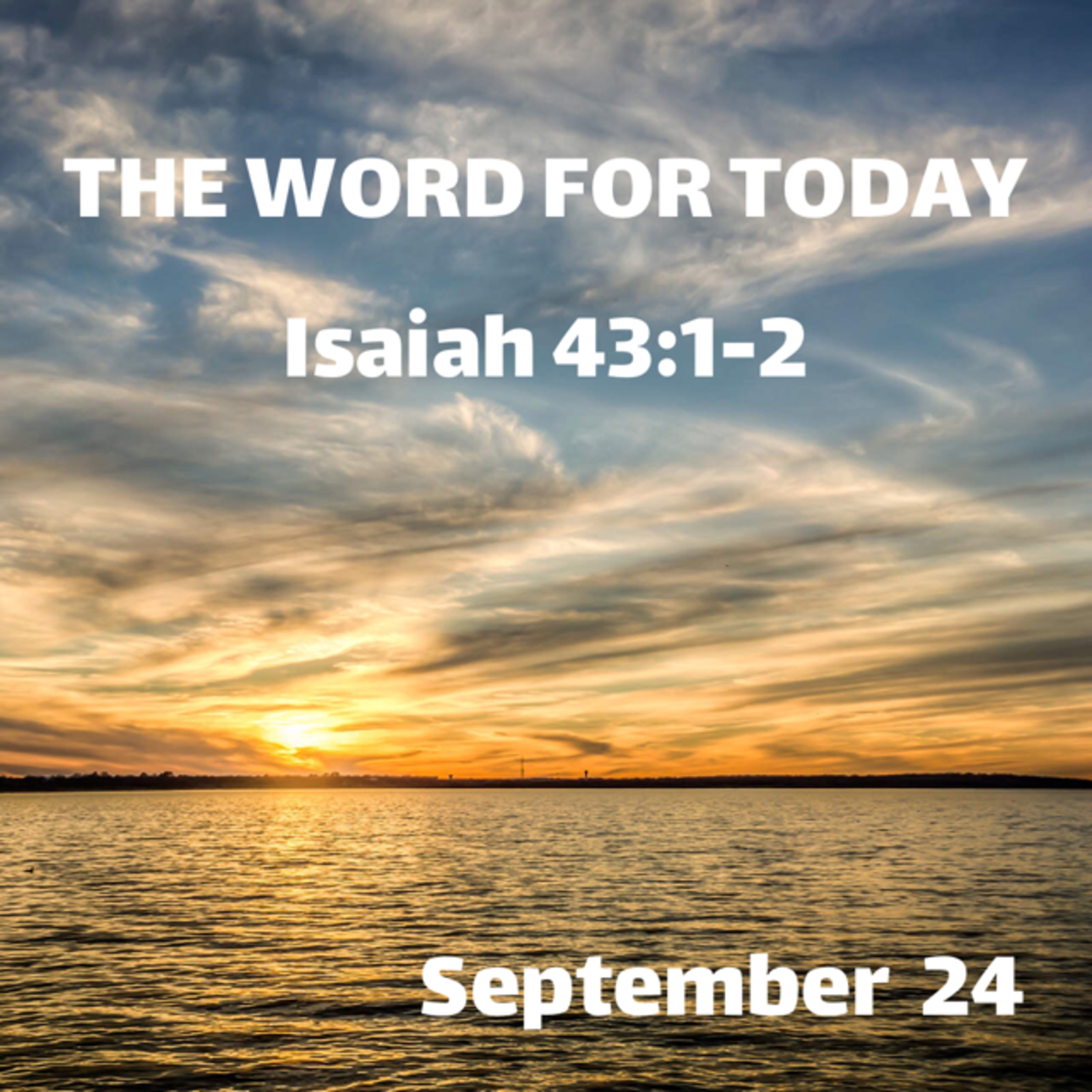 The Word For Today - September 24, 2019