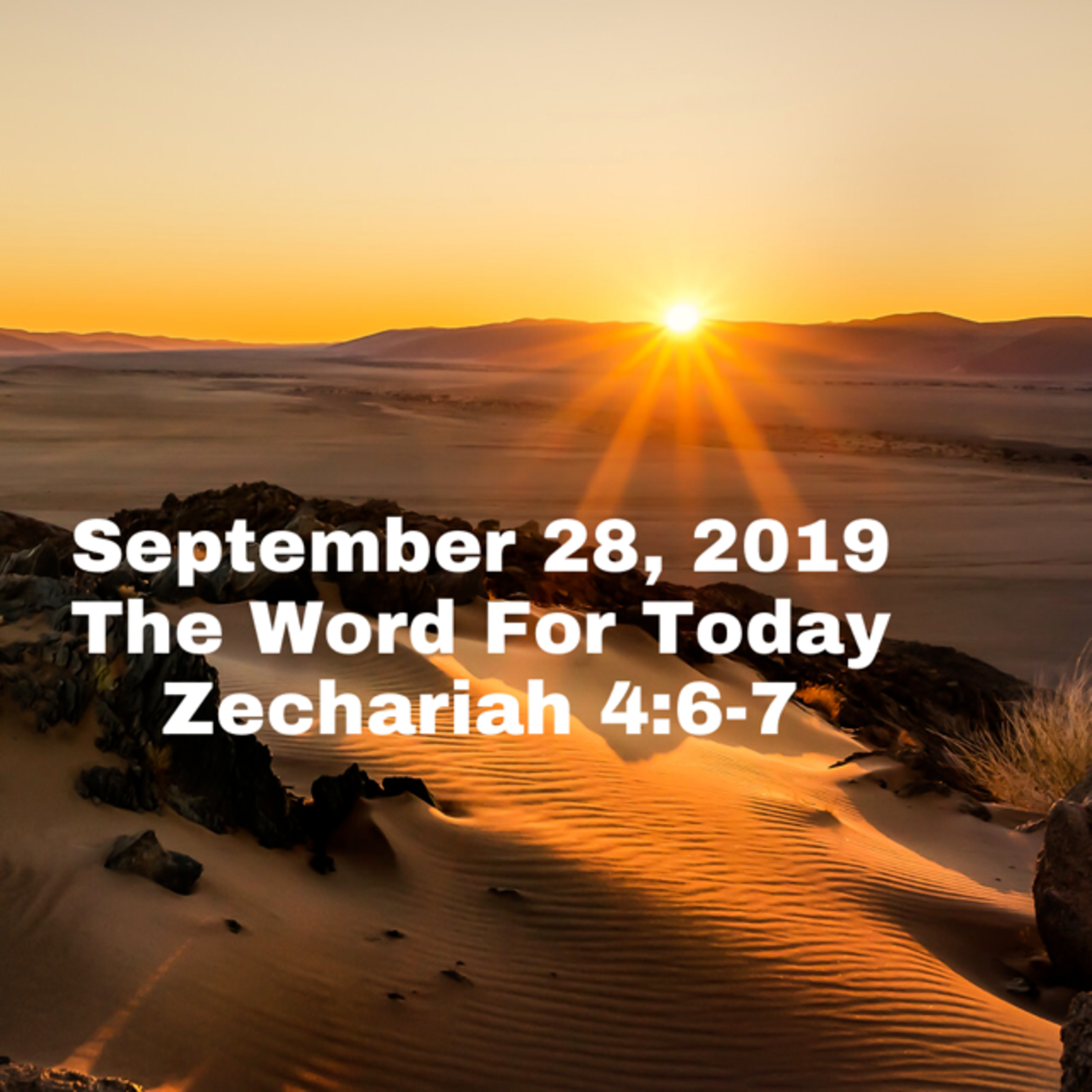 The Word For Today - September 24, 2019
