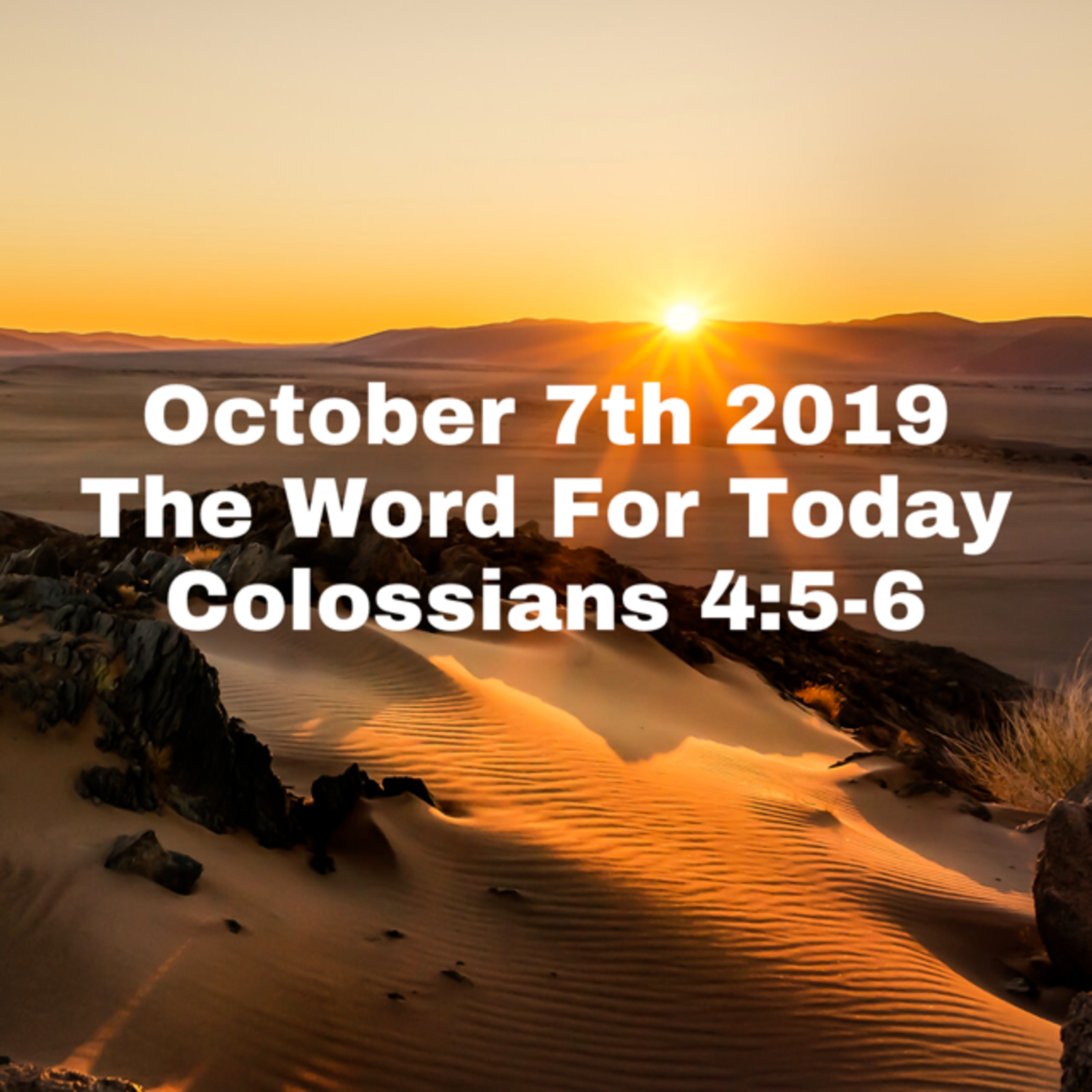 The Word For Today - September 24, 2019