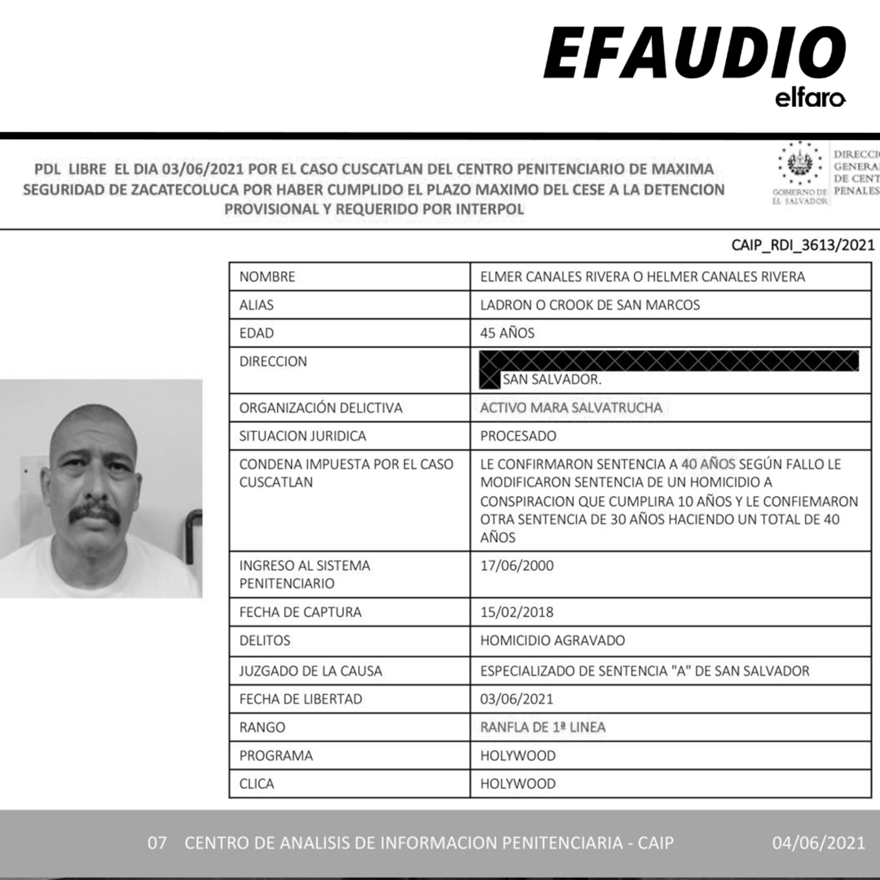 Police Documents Prove Illegal Release of MS-13 Leader in El Salvador episode artwork