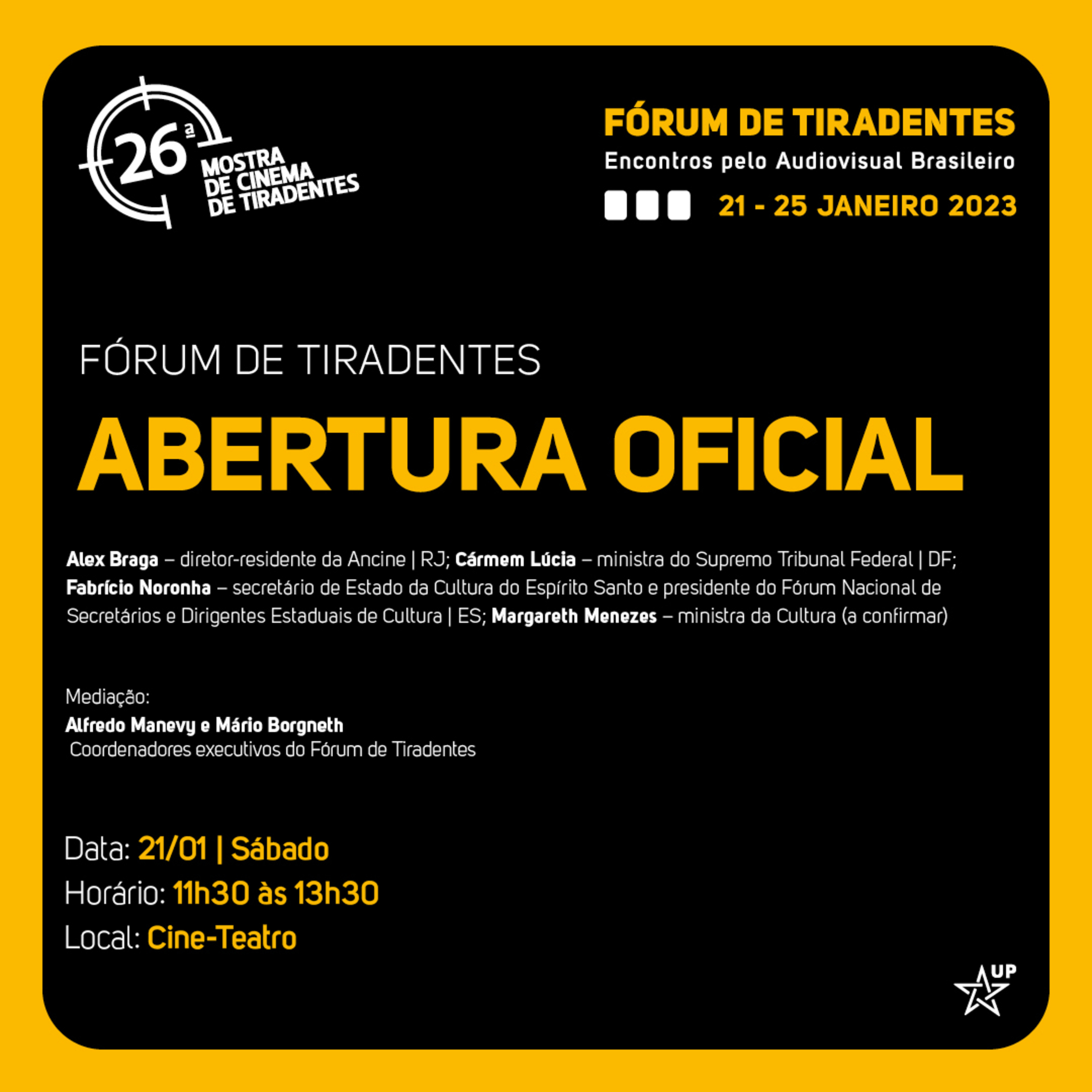 ABERTURA DO FÓRUM DE TIRADENTES | 26ª Mostra de Cinema de Tiradentes episode artwork
