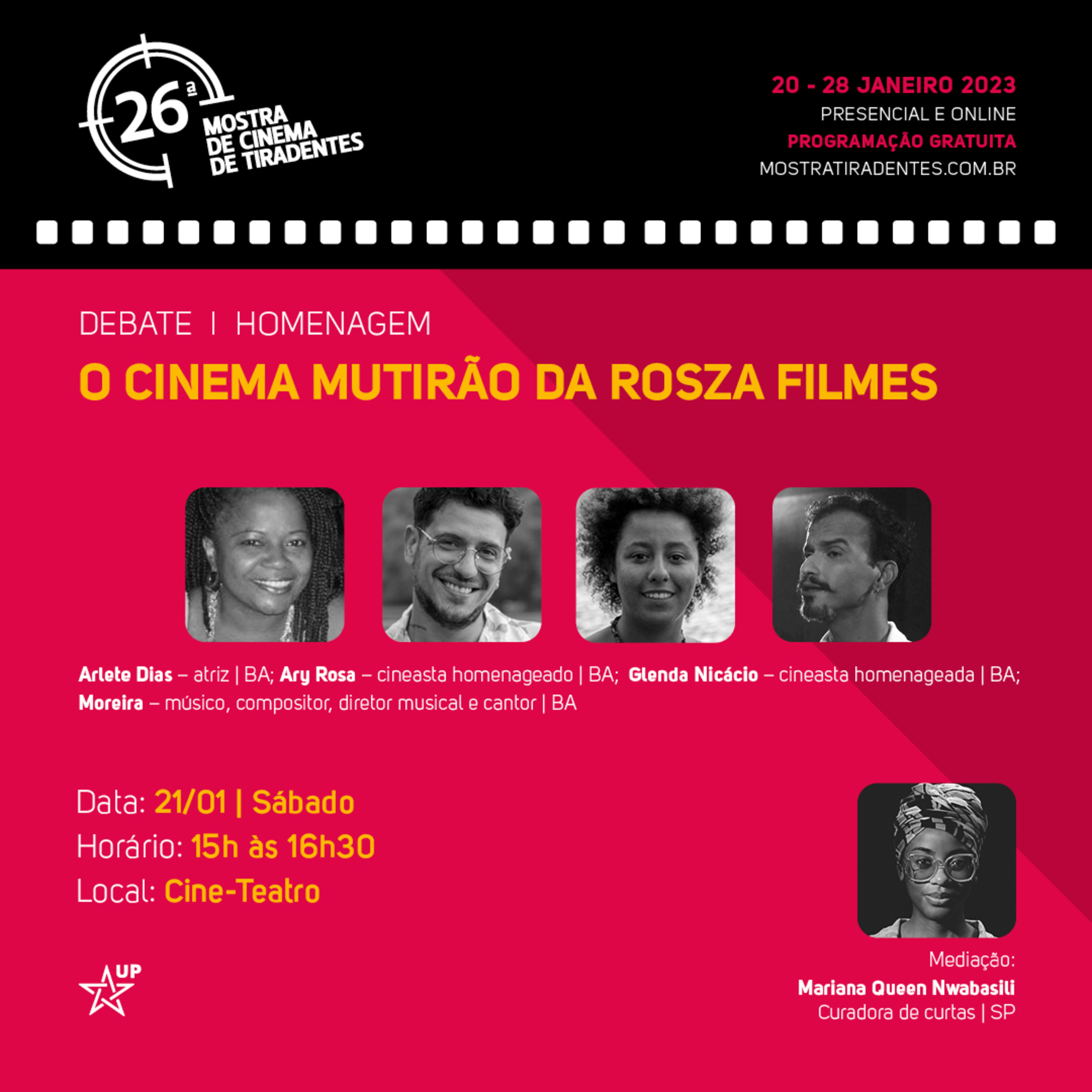 O CINEMA MUTIRÃO DA ROSZA FILMES | 26ª Mostra de Cinema de Tiradentes episode artwork