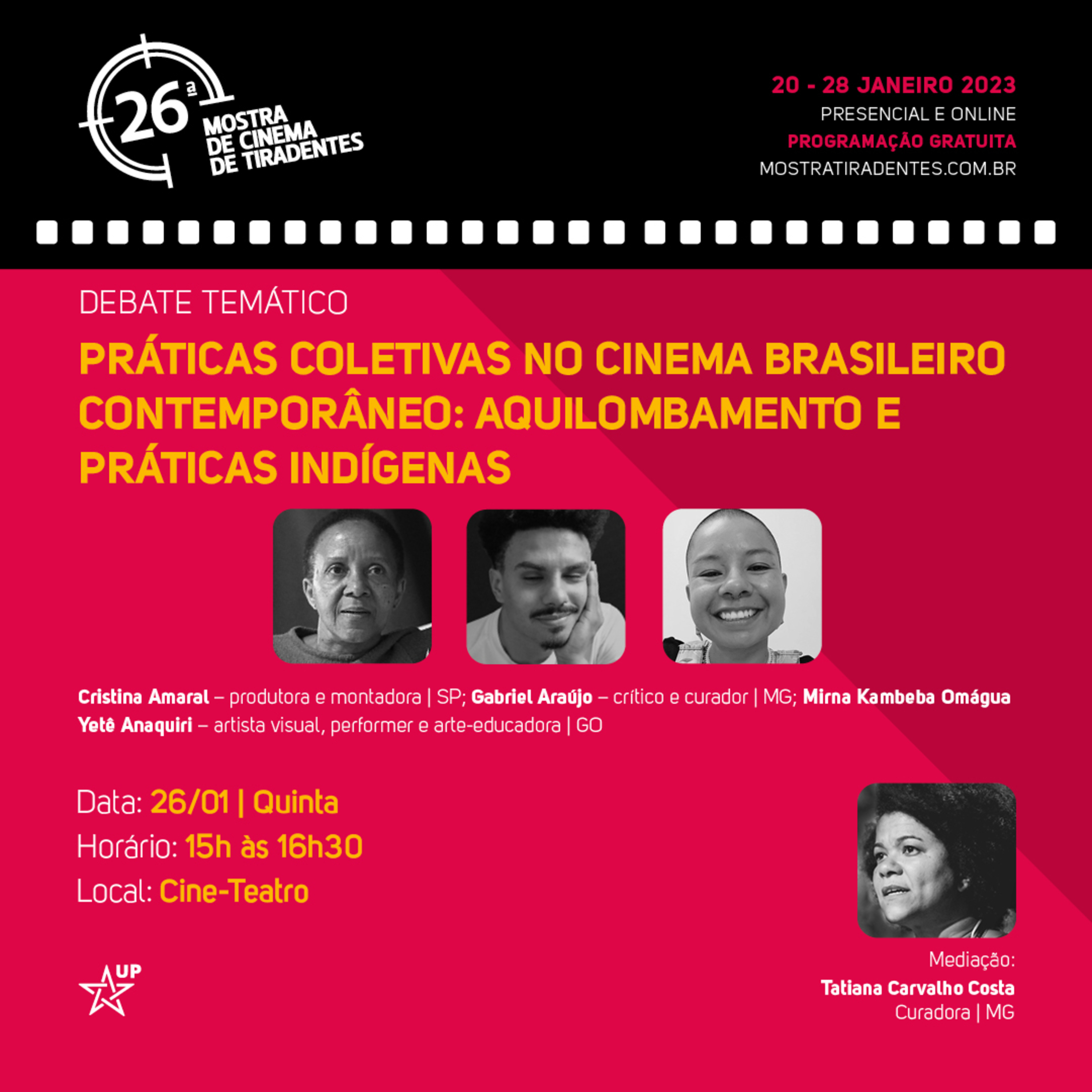 PRÁTICAS COLETIVAS NO CINEMA BRASILEIRO CONTEMPORÂNEO | 26ª Mostra de Cinema de Tiradentes episode artwork
