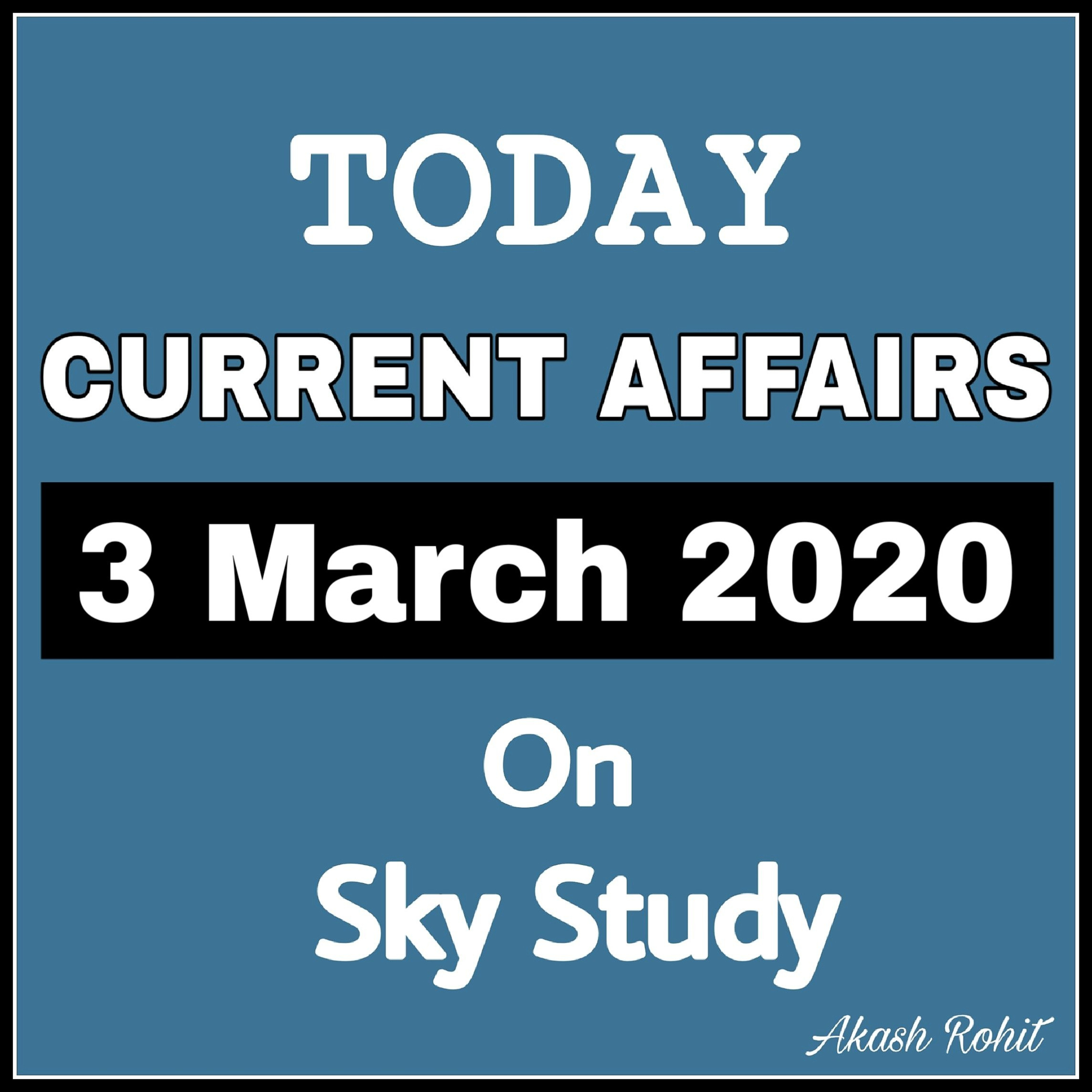 Current Affairs
