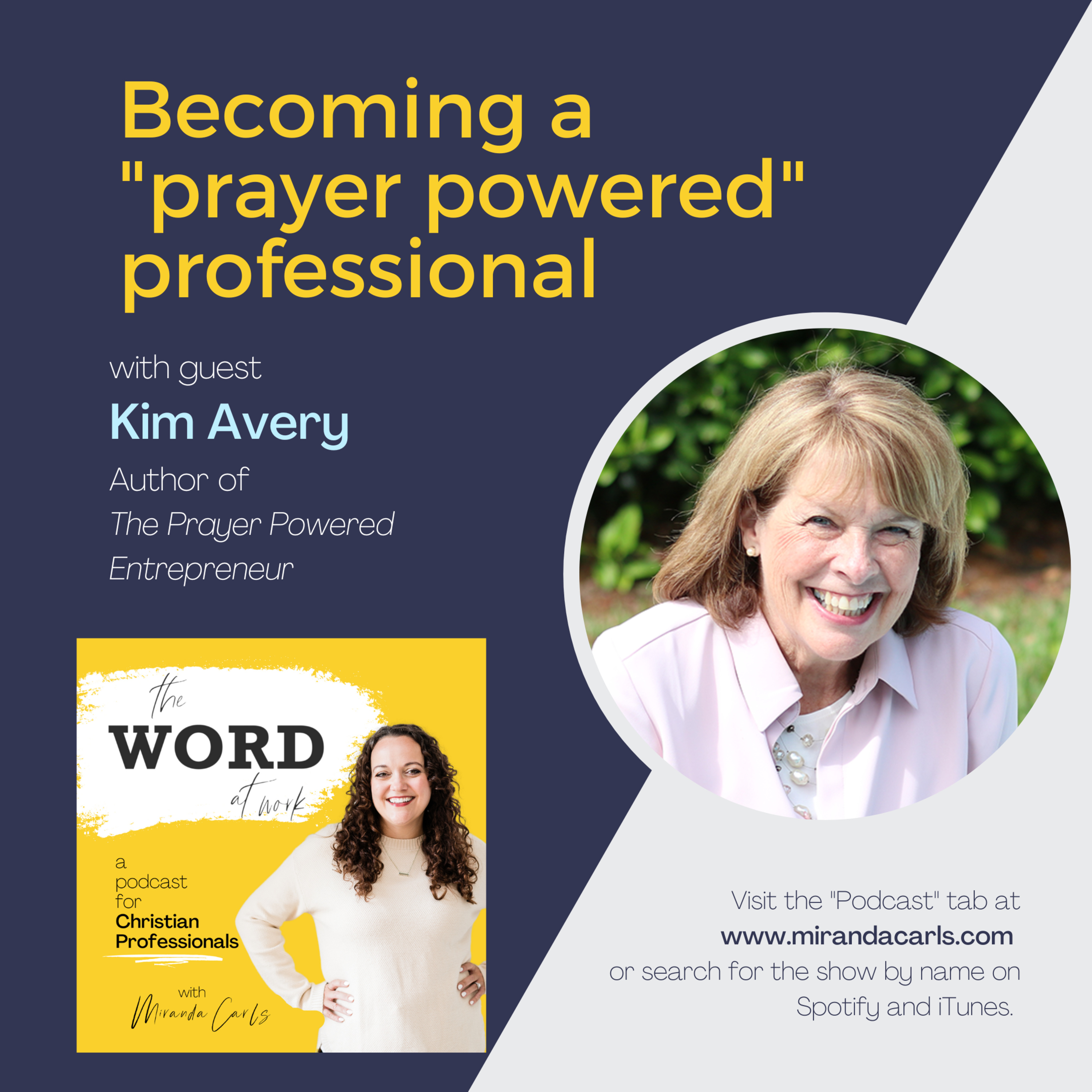 The Word at Work with Miranda Carls: A Podcast for Christian Professionals