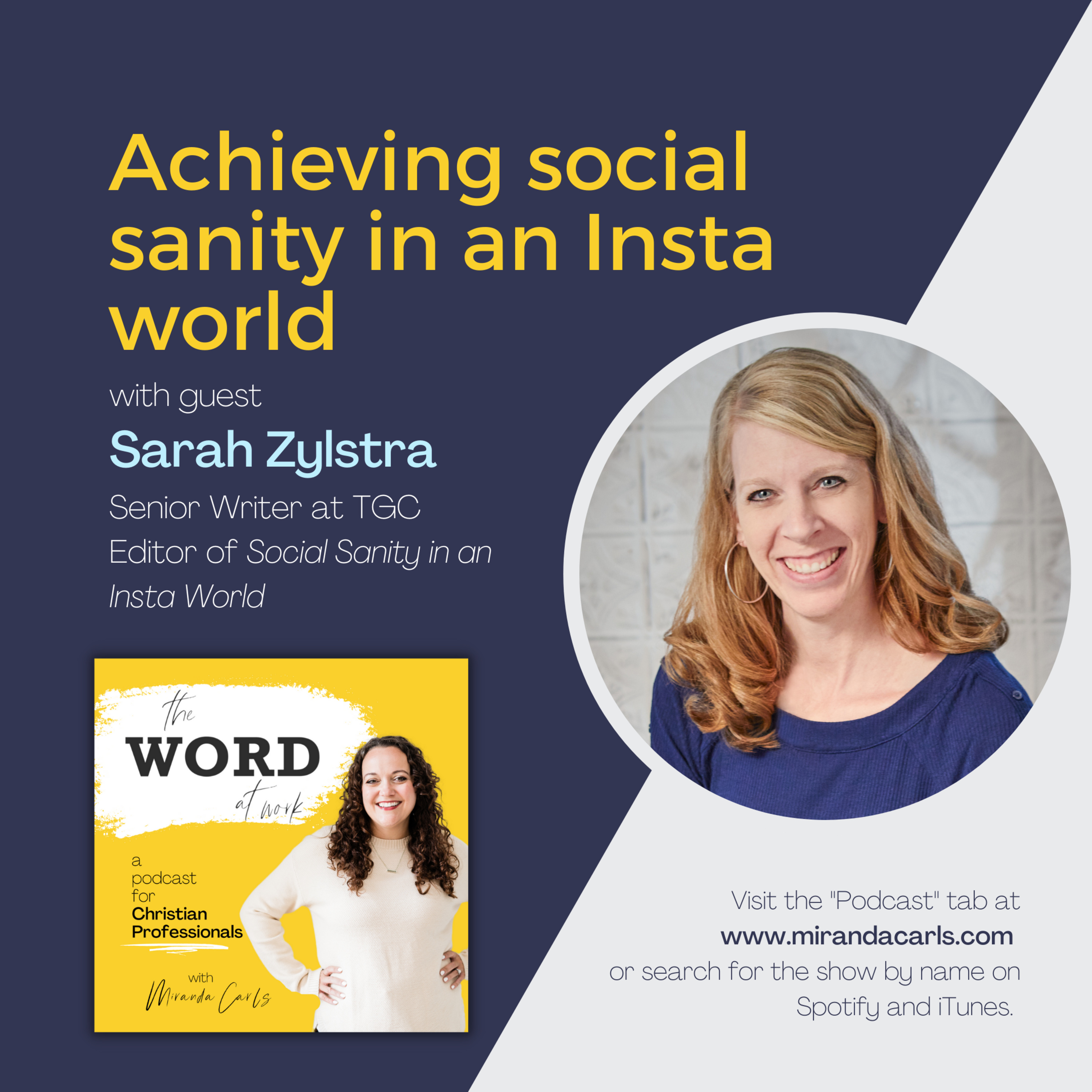 The Word at Work with Miranda Carls: A Podcast for Christian Professionals