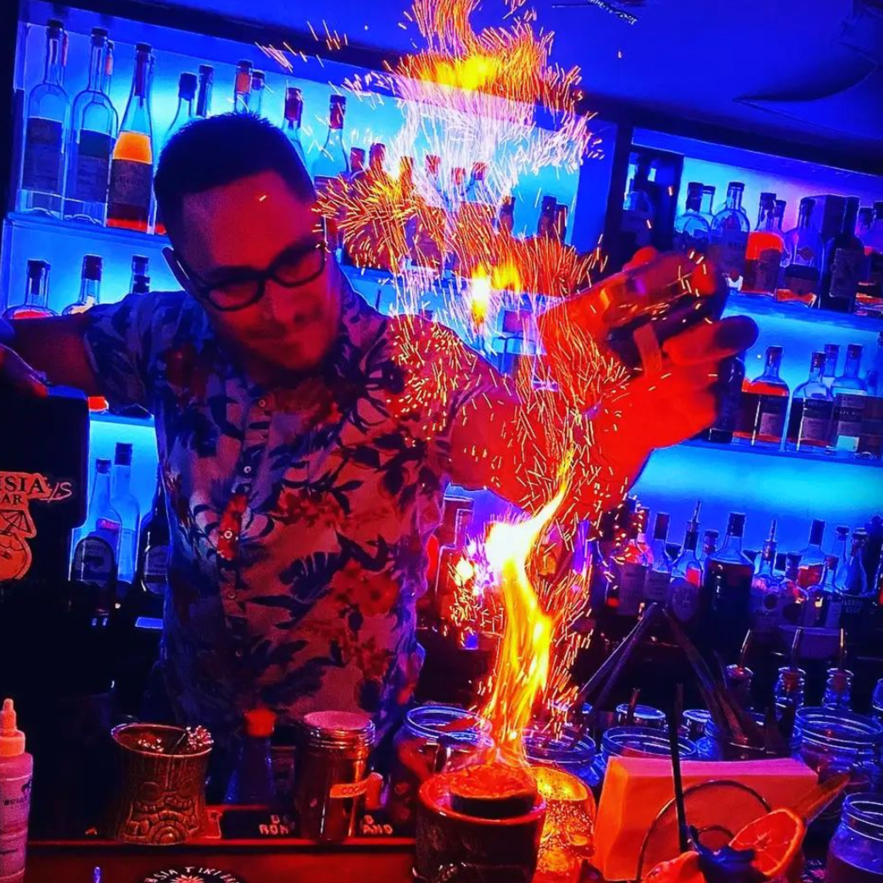 Fuchsia Tiki Bar in New Paltz, New York with owner Anton Kinloch episode artwork