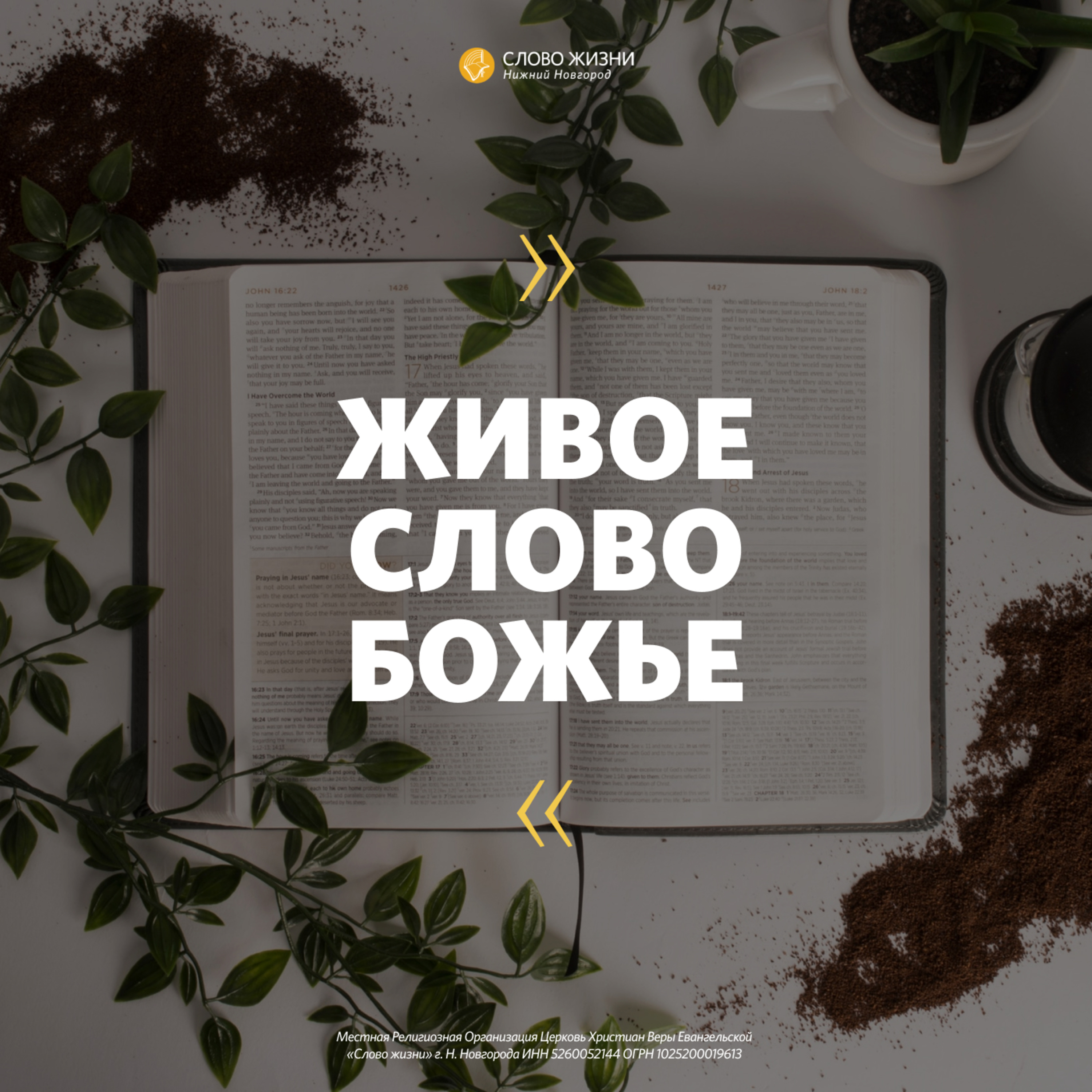 «Живое Слово Божье» Геннадий Ершов 22 марта 2020г