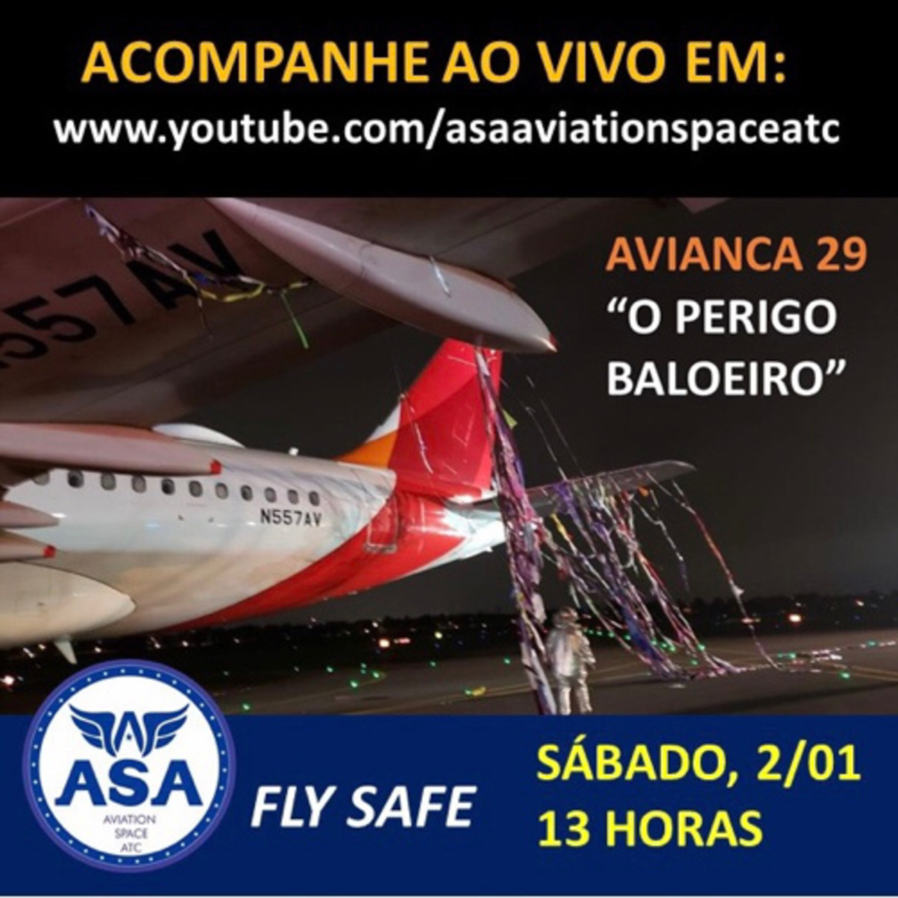 AVIANCA 29 "O PERIGO BALOEIRO" - Canal ASA (Fly Safe) - Episódio 326 episode artwork