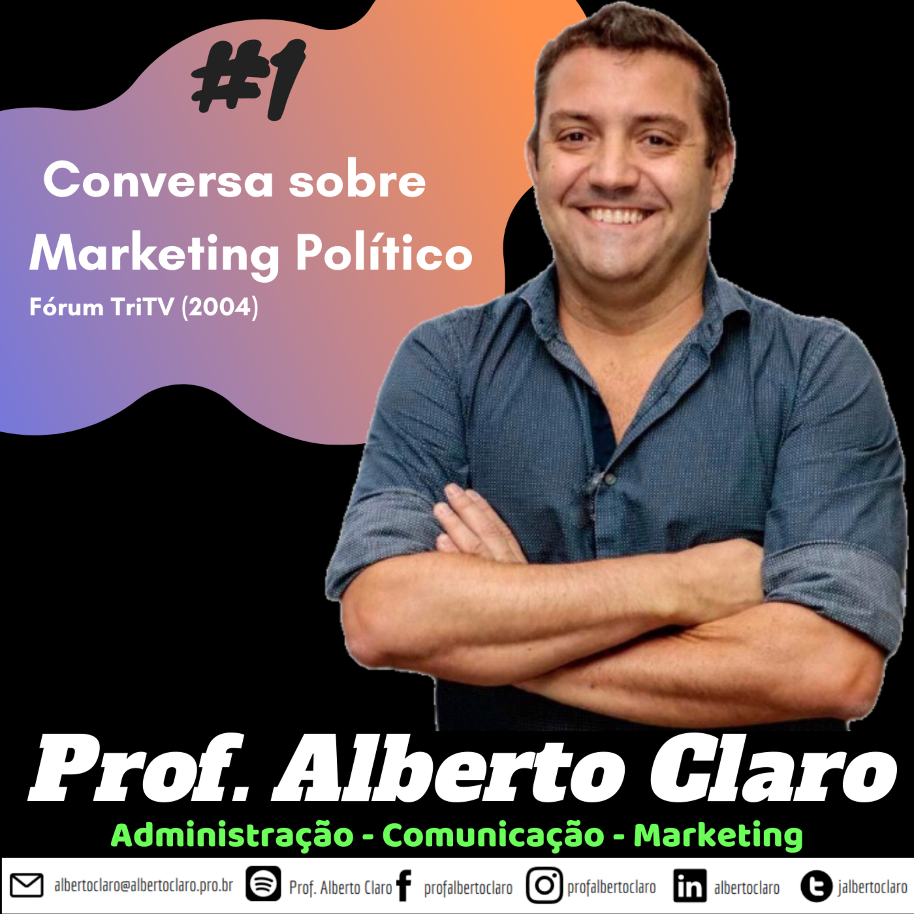  #1 | Conversa sobre Marketing Político - Fórum TriTV (2004) - Prof. Alberto Claro