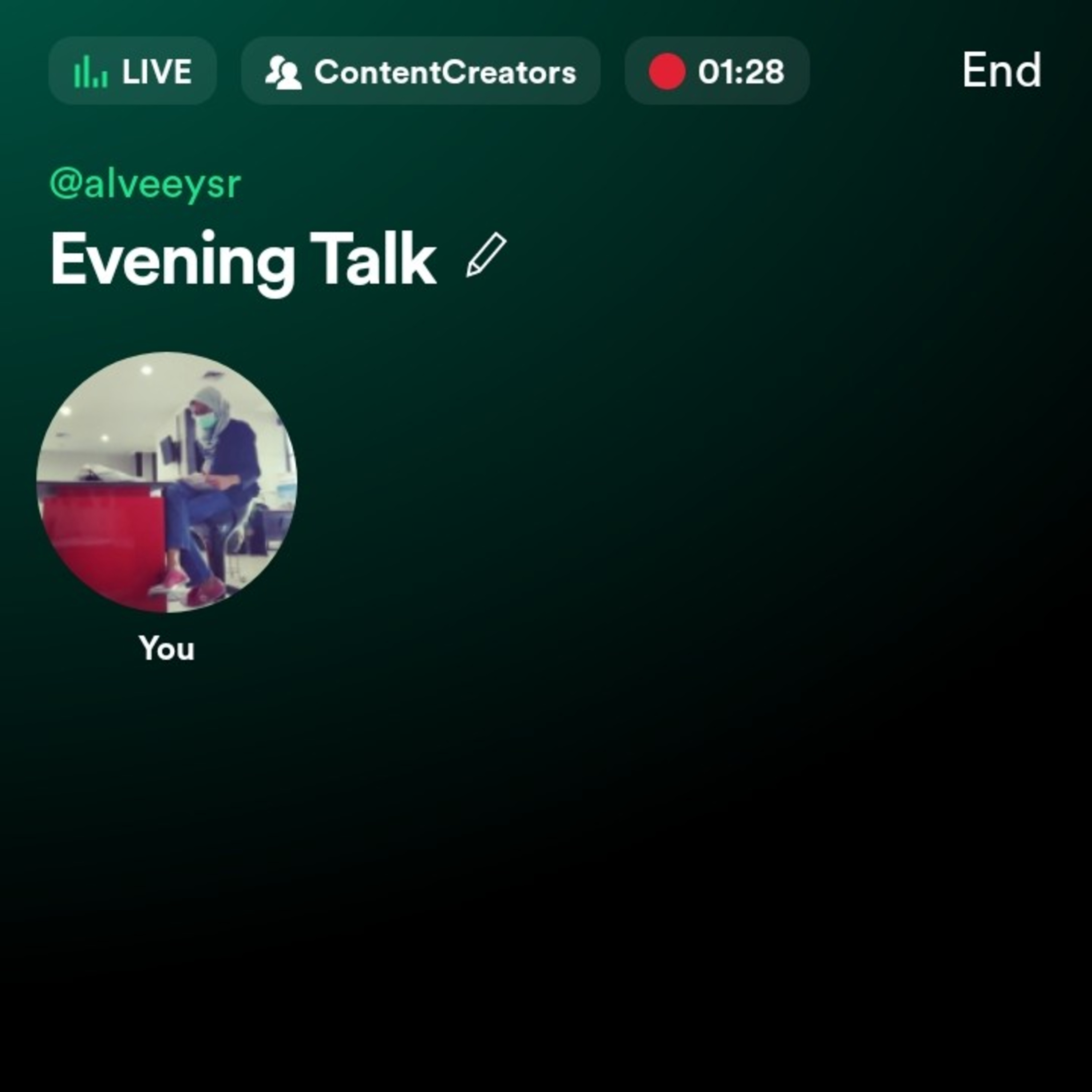 Spotify Greenroom episode artwork