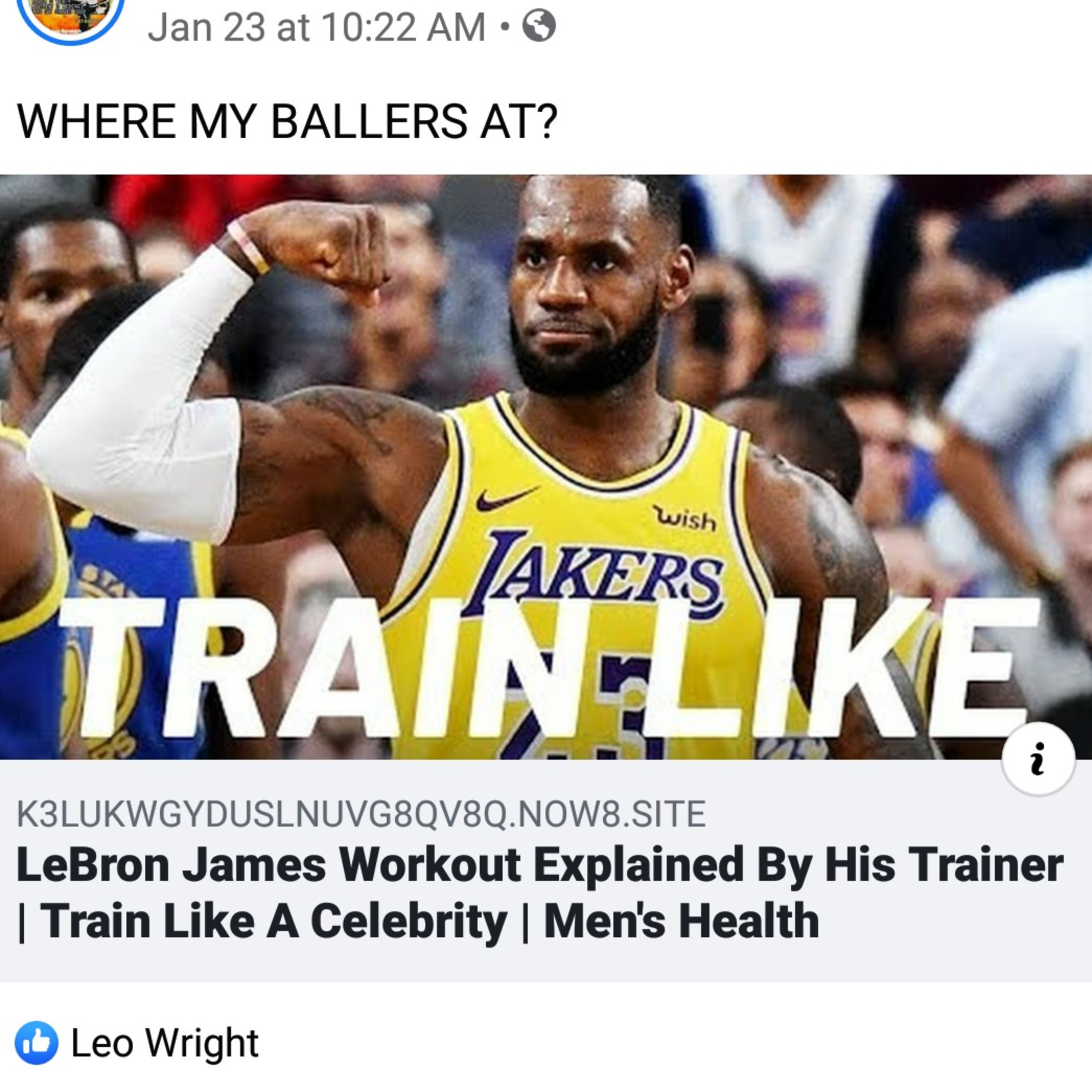TRAIN LIKE LeBRON JAMES episode artwork