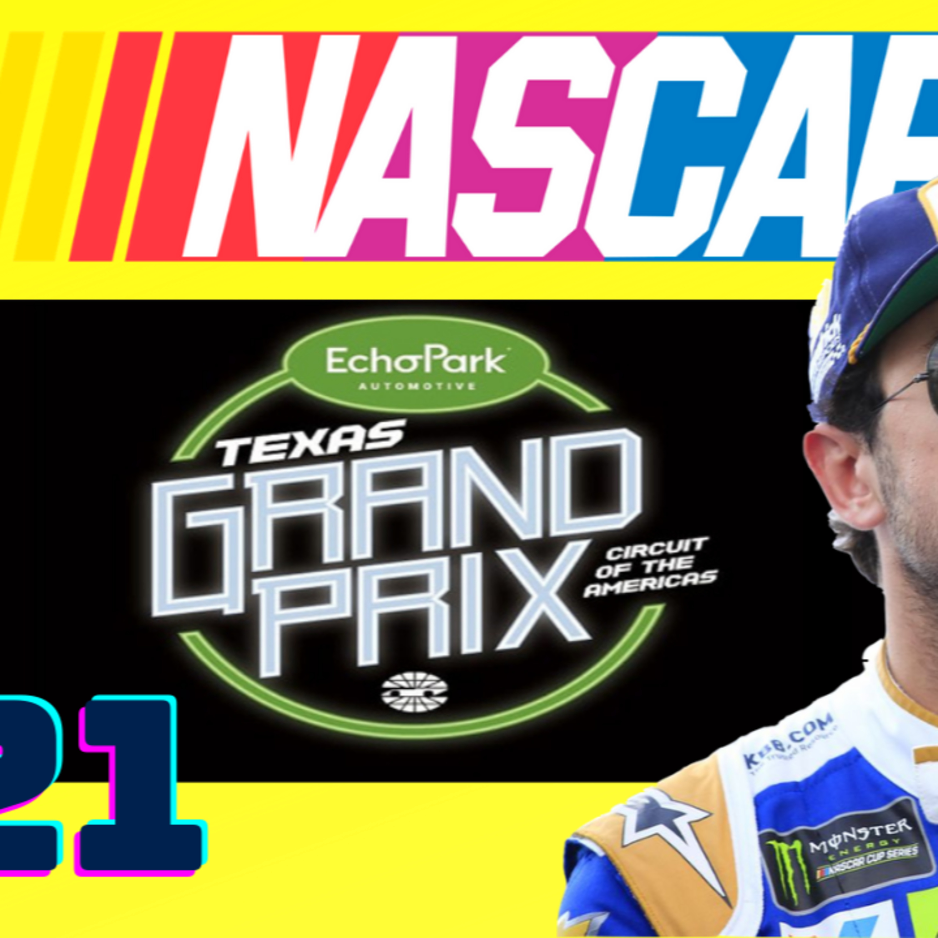 EchoPark Texas Grand Prix Fantasy NASCAR DFS DraftKings Picks & Preview 2021 episode artwork