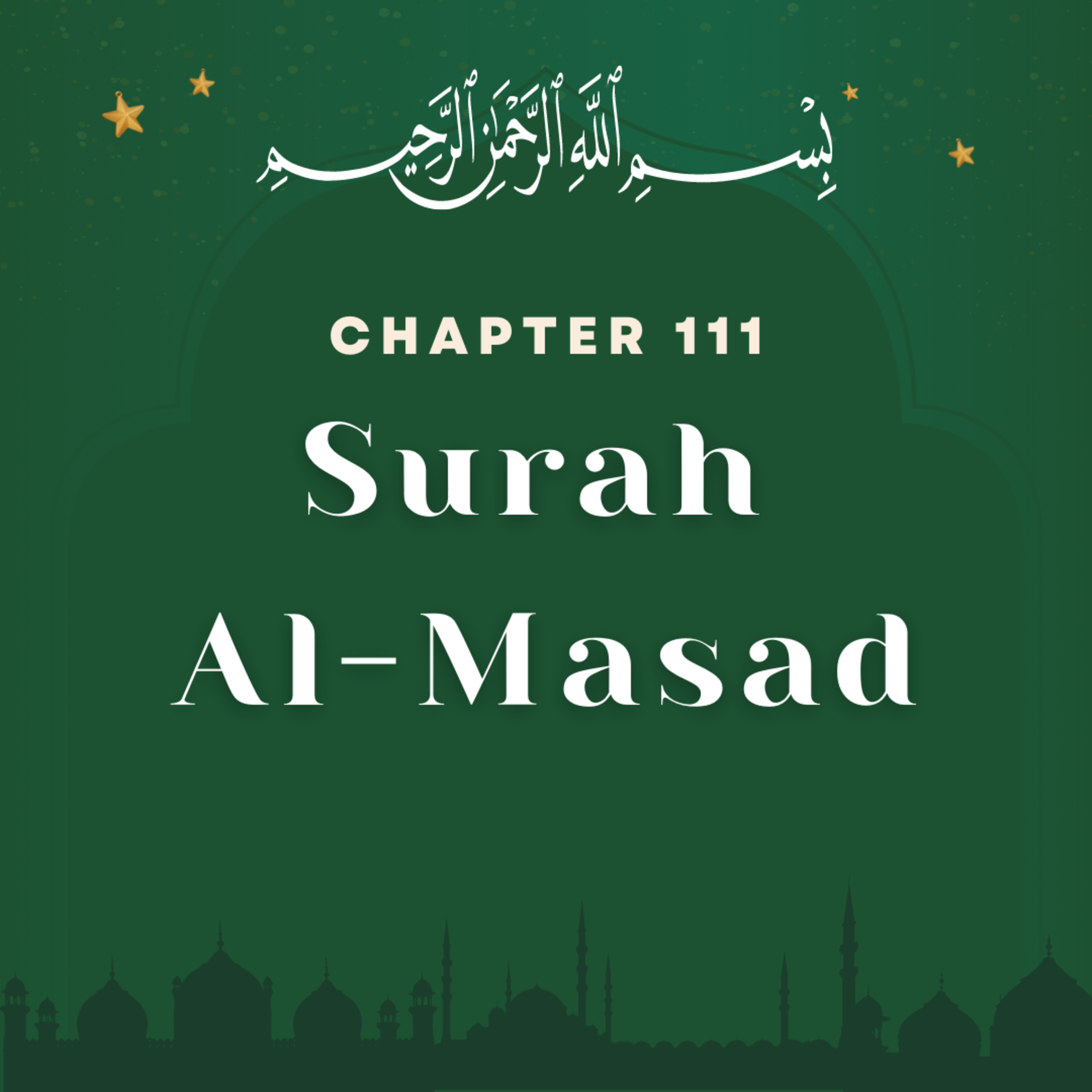 111 Surah Al-Masad Bangali Transilation