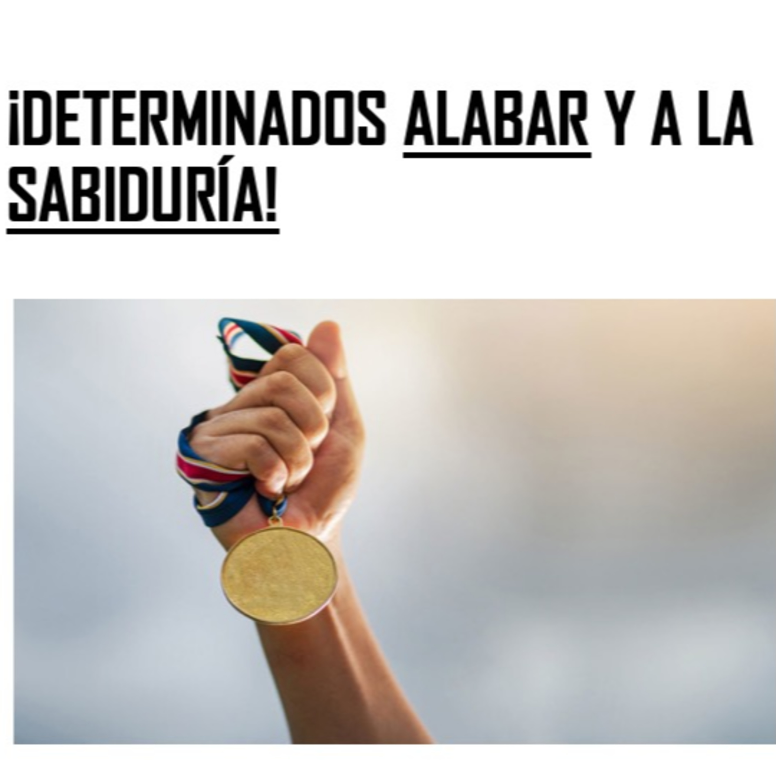 ¡DETERMINADOS ALABAR Y A LA SABIDURÍA! episode artwork