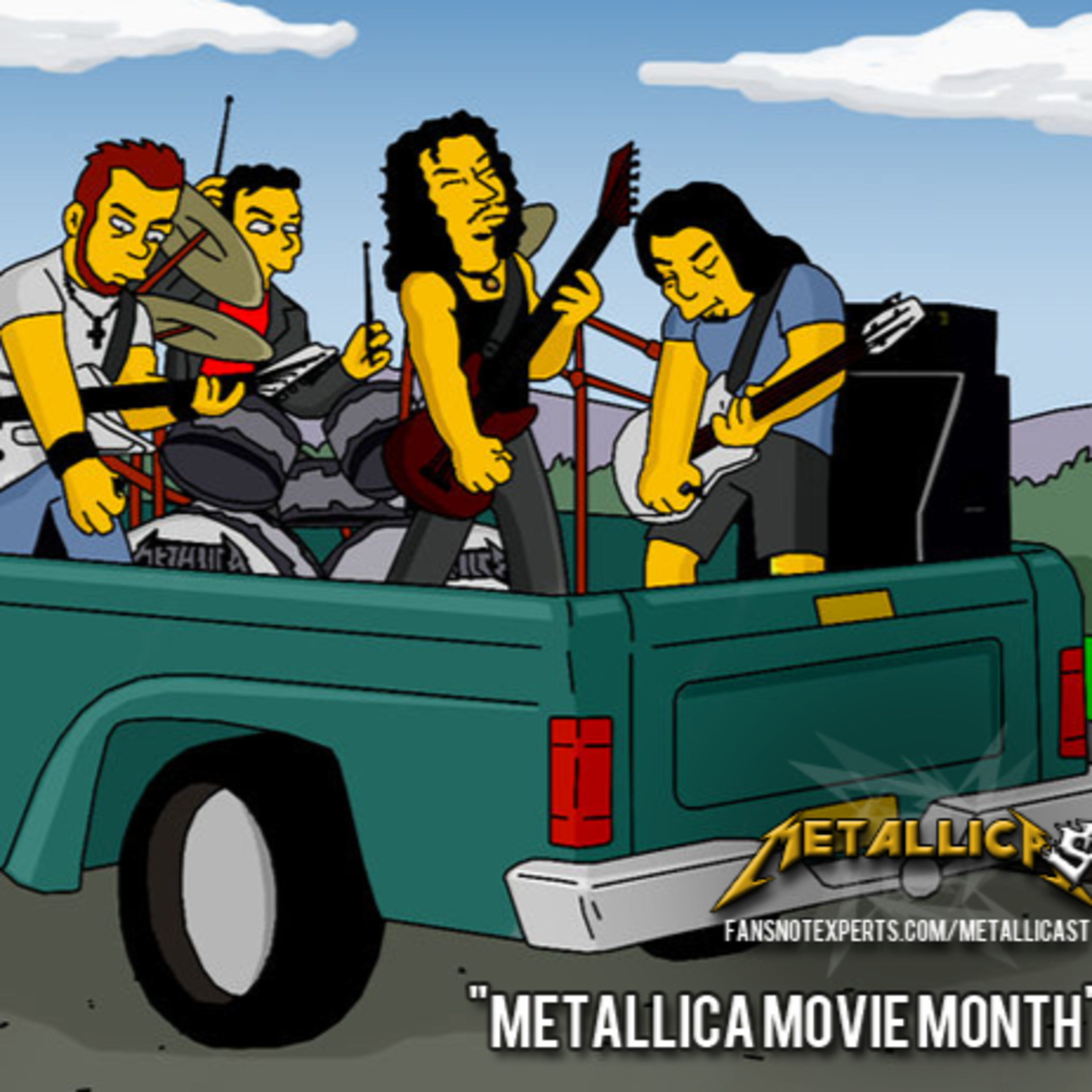 METALLICAST 18: "Metallica Movie Month" episode artwork