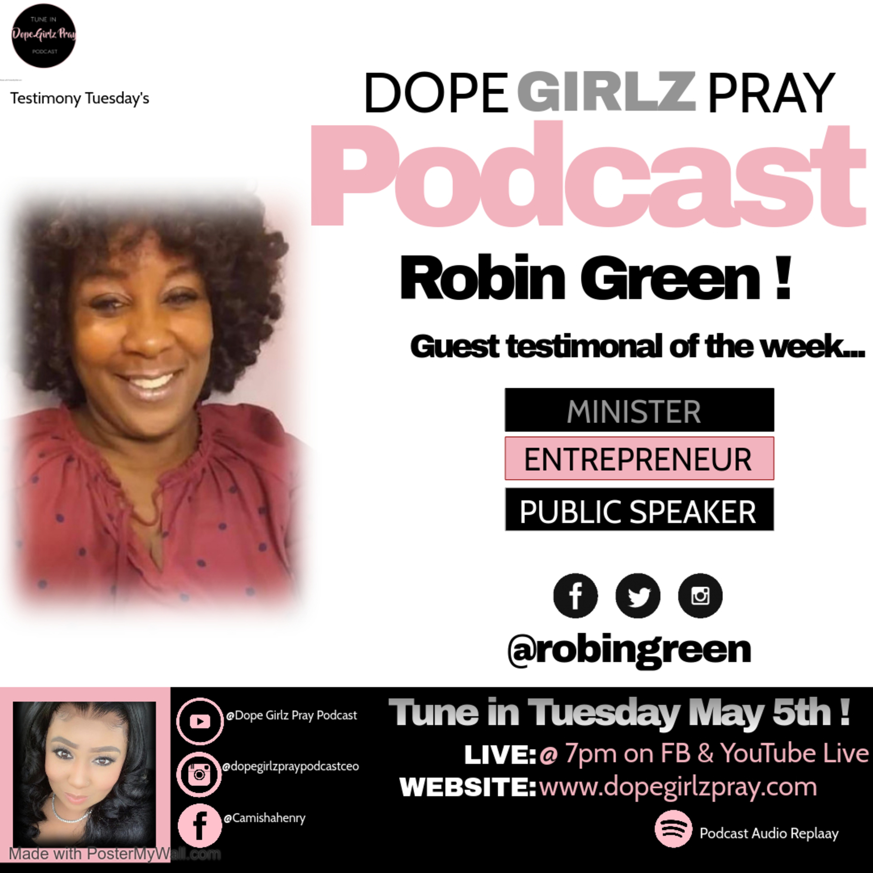 Dope Girlz Pray INT. w/Camisha.H