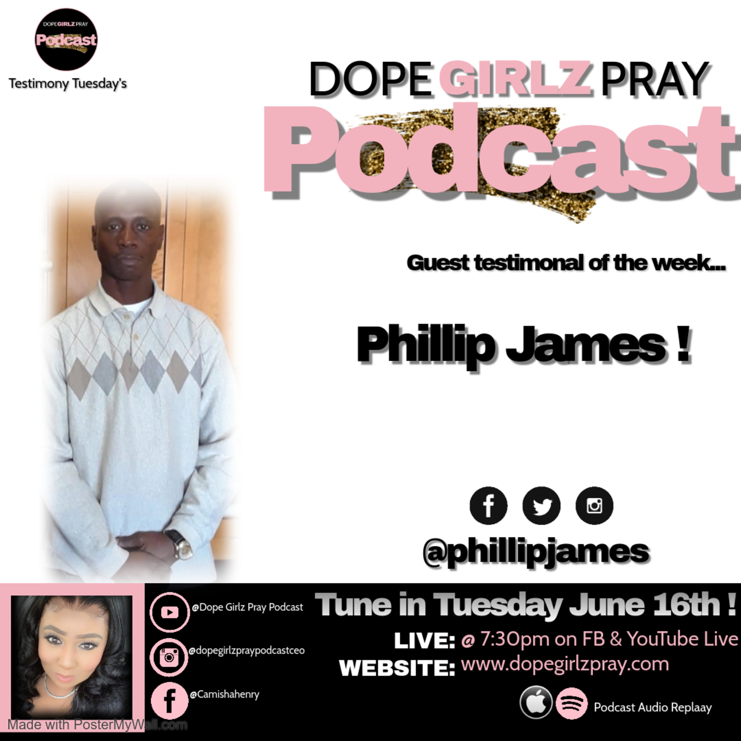 Dope Girlz Pray INT. w/Camisha.H