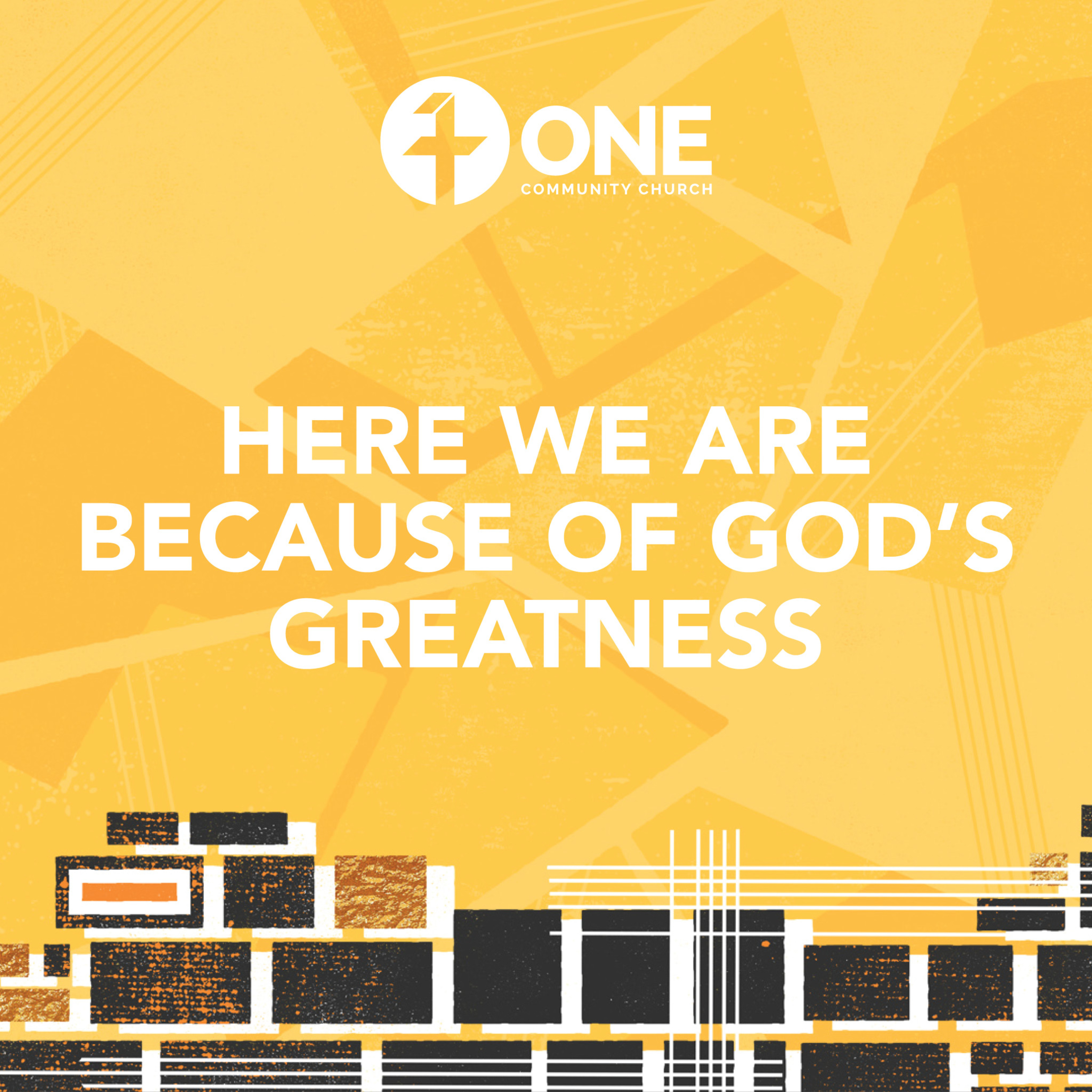 Here We Are Because Of God's Greatness episode artwork