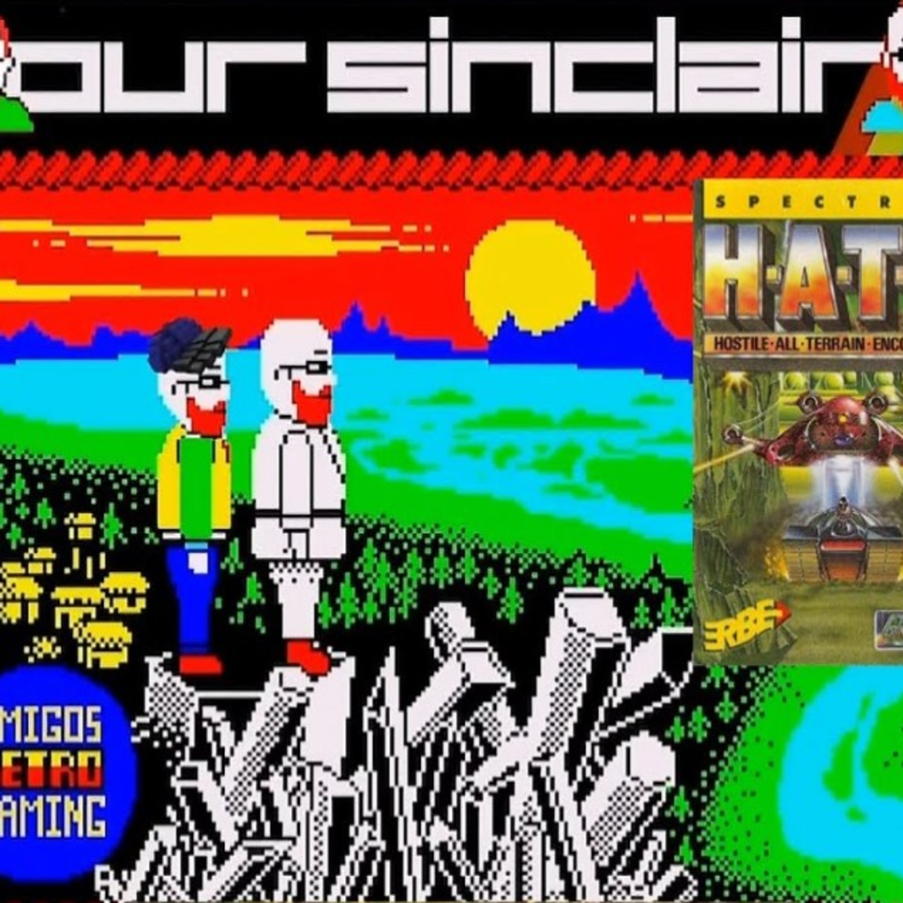 H.A.T.E. Hostile All-Terrain Encounter Review | ZX Spectrum | Our Sinclair: A ZX Spectrum Podcast 66