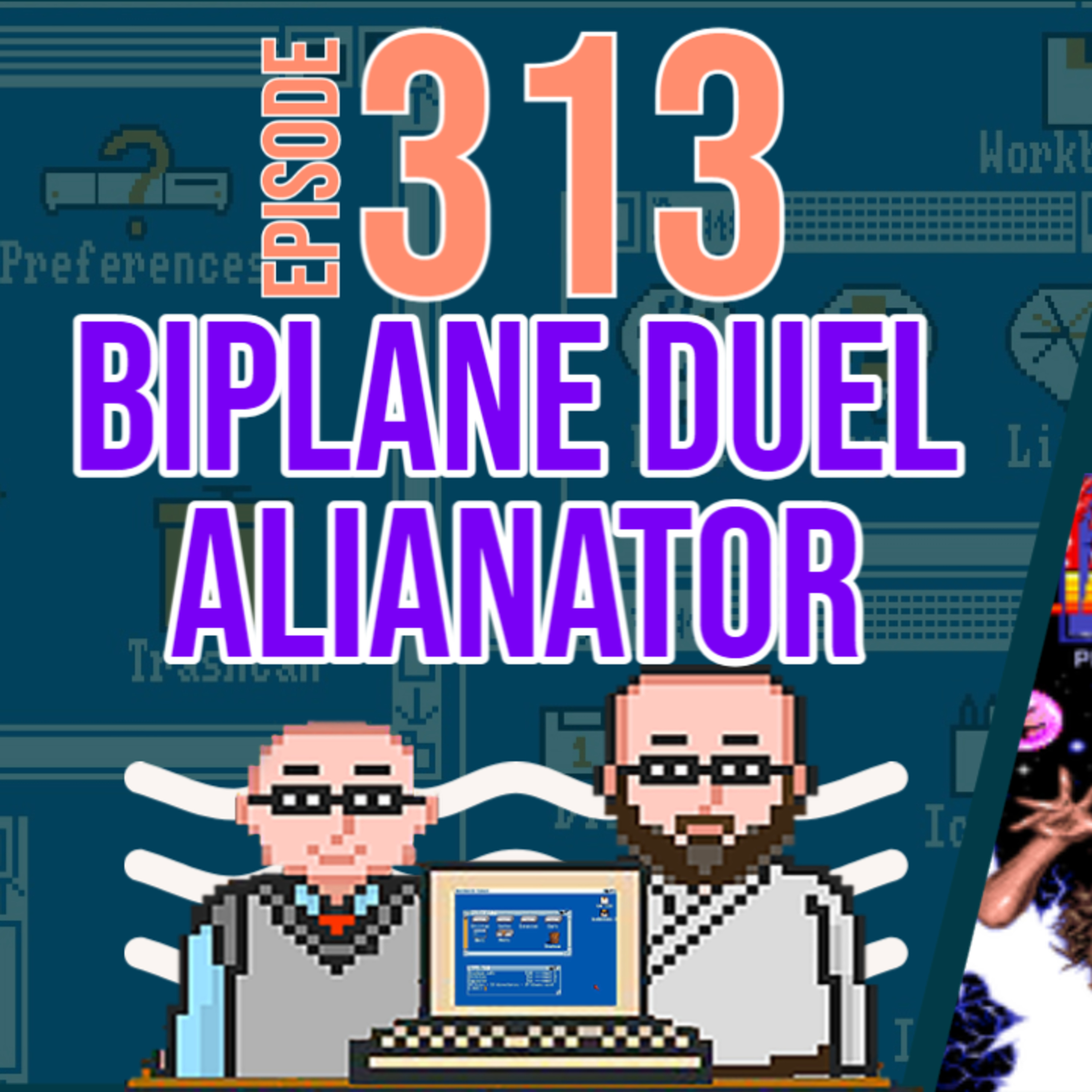 Amiga Public Domania! BiPlane Duel / Alianator - Amigos 313