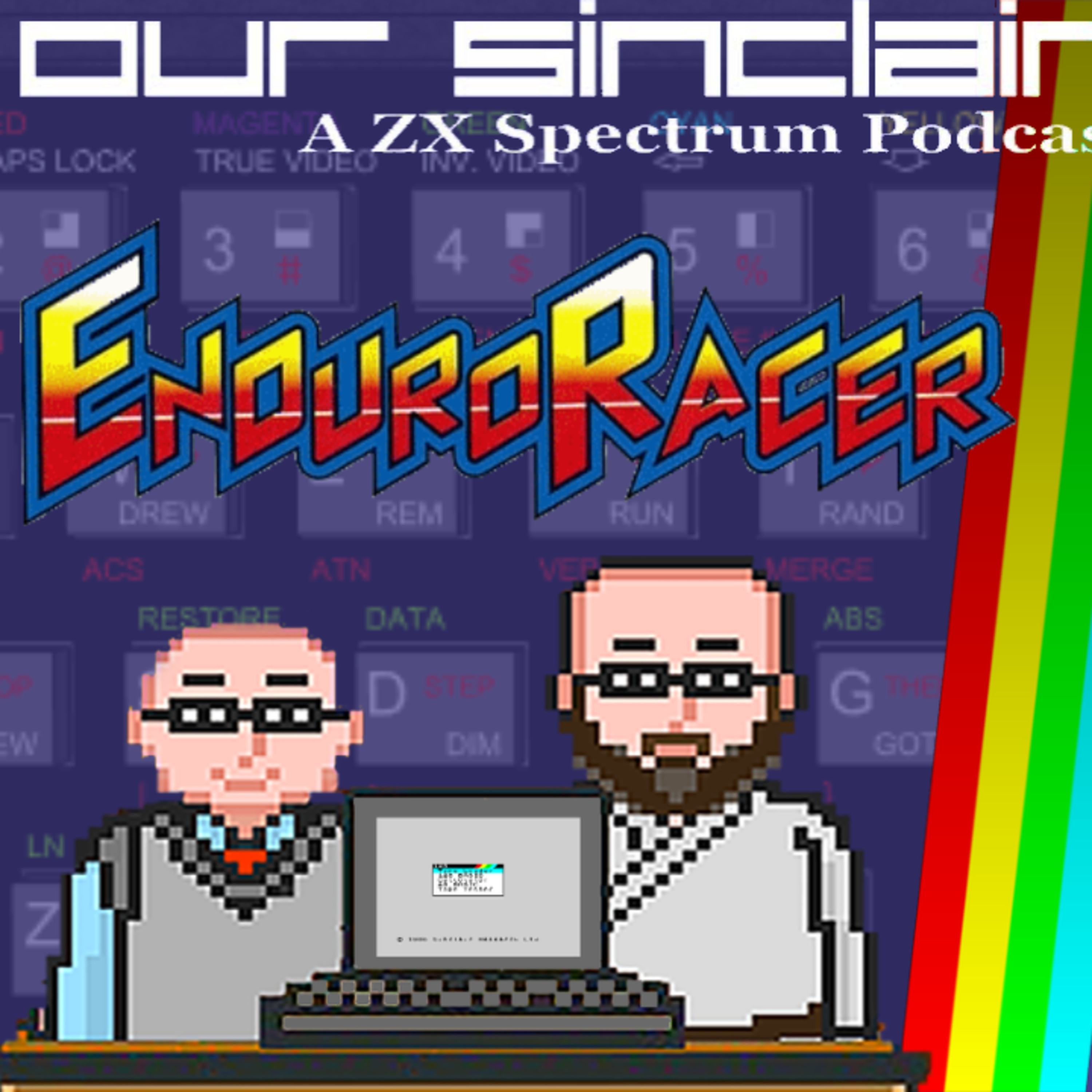 Enduro Racer is a high speed Speccy thrill ride! Our Sinclair: A ZX Spectrum Podcast 77