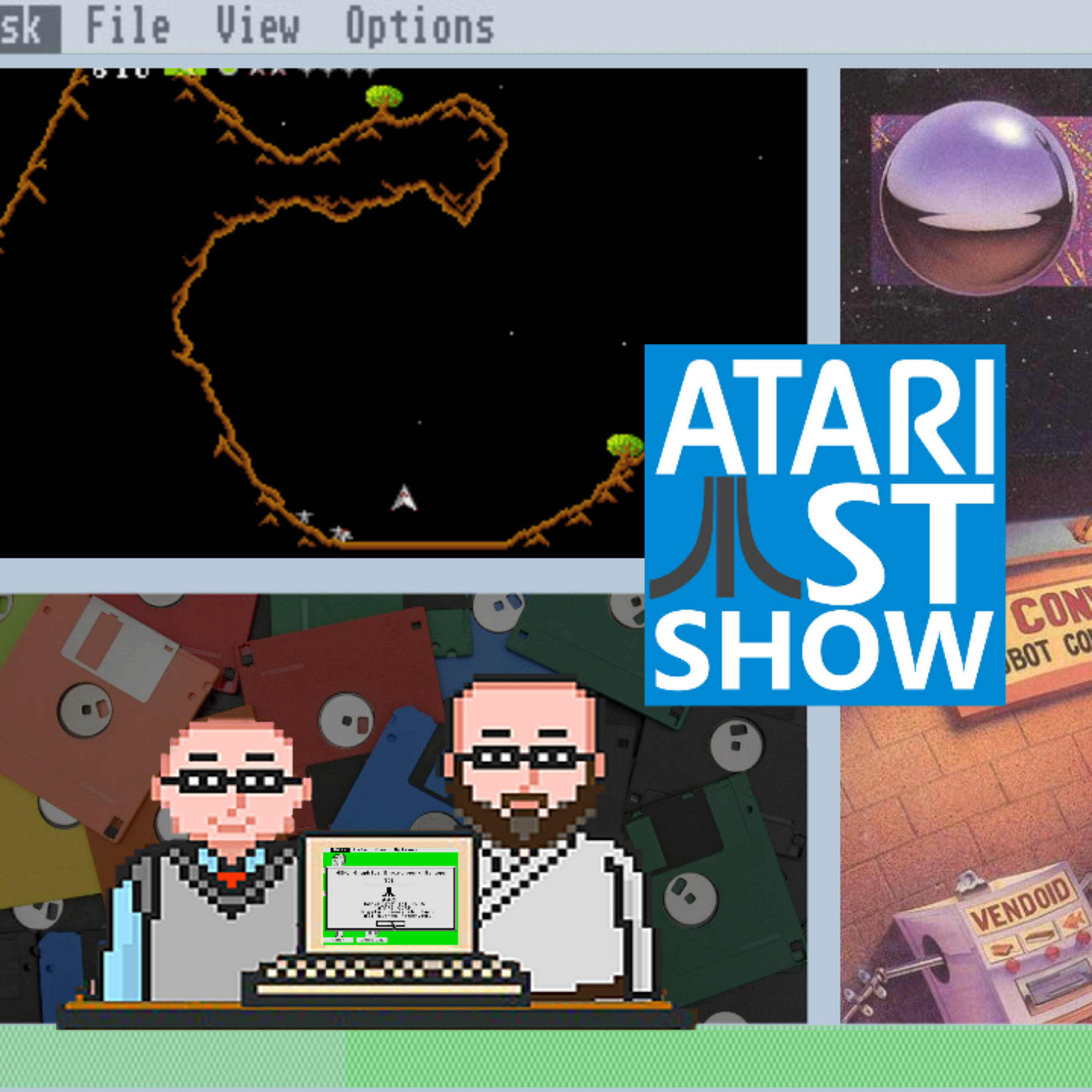Lunar Lander + Gravitar = Oids! The Atari ST Show 1